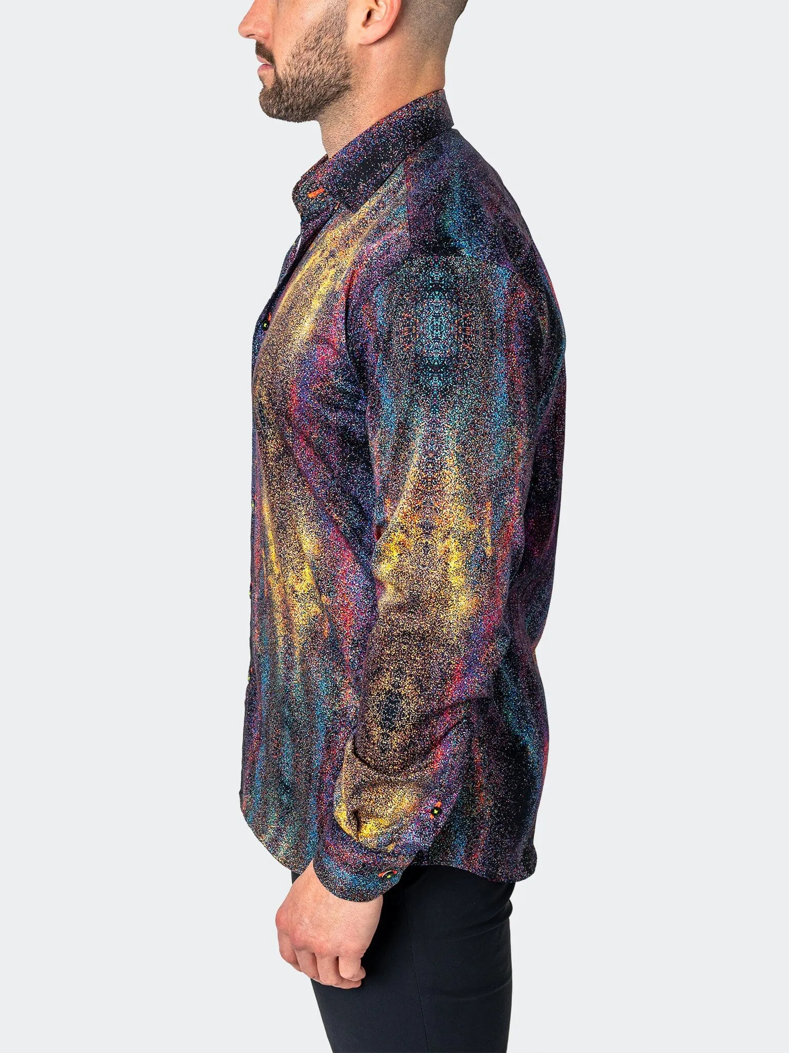 Fibonacci Galaxy Black