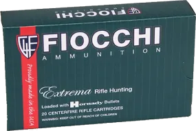 Fiocchi 308TTSX Extrema 308 Winchester/7.62 NATO 168 GR Tipped TSX Boat Tail 20 Bx/ 10 Cs