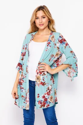 FLORAL GABBY CARDIGAN