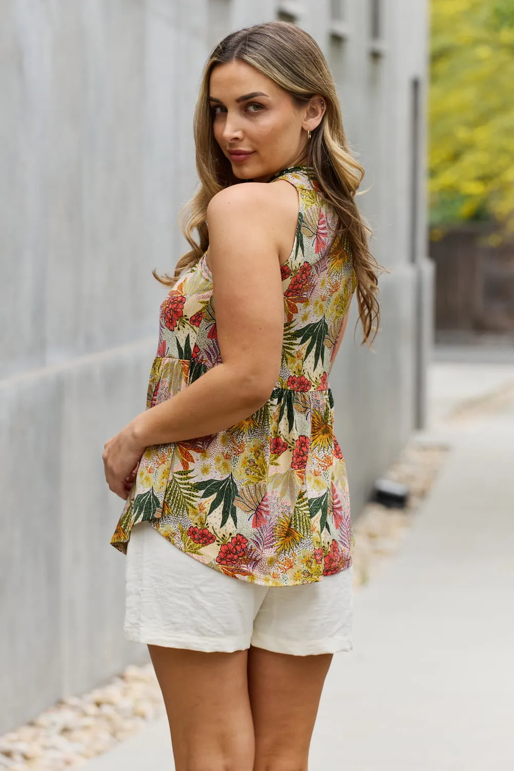 Full Size Tropical Vacation Top