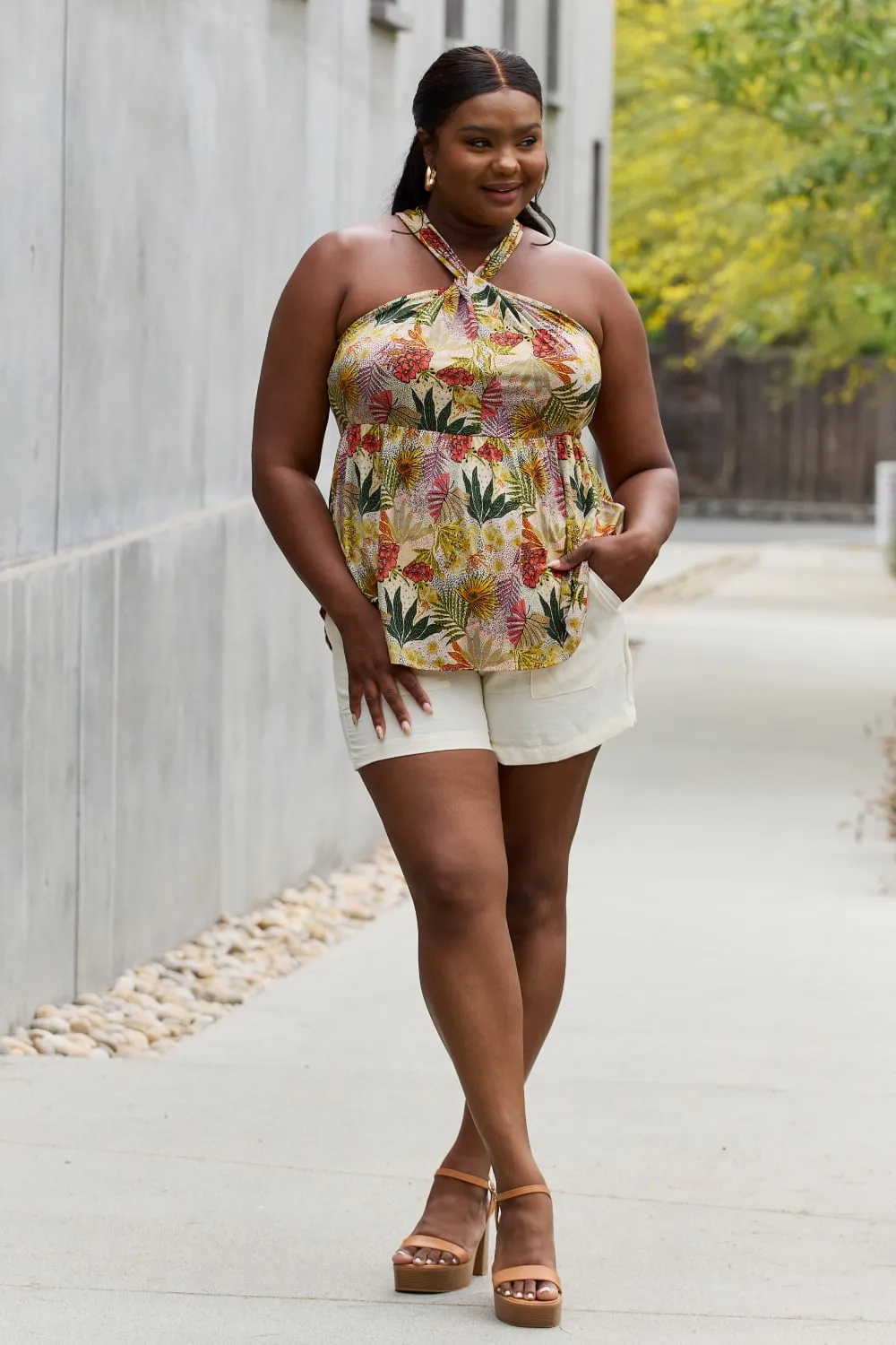 Full Size Tropical Vacation Top