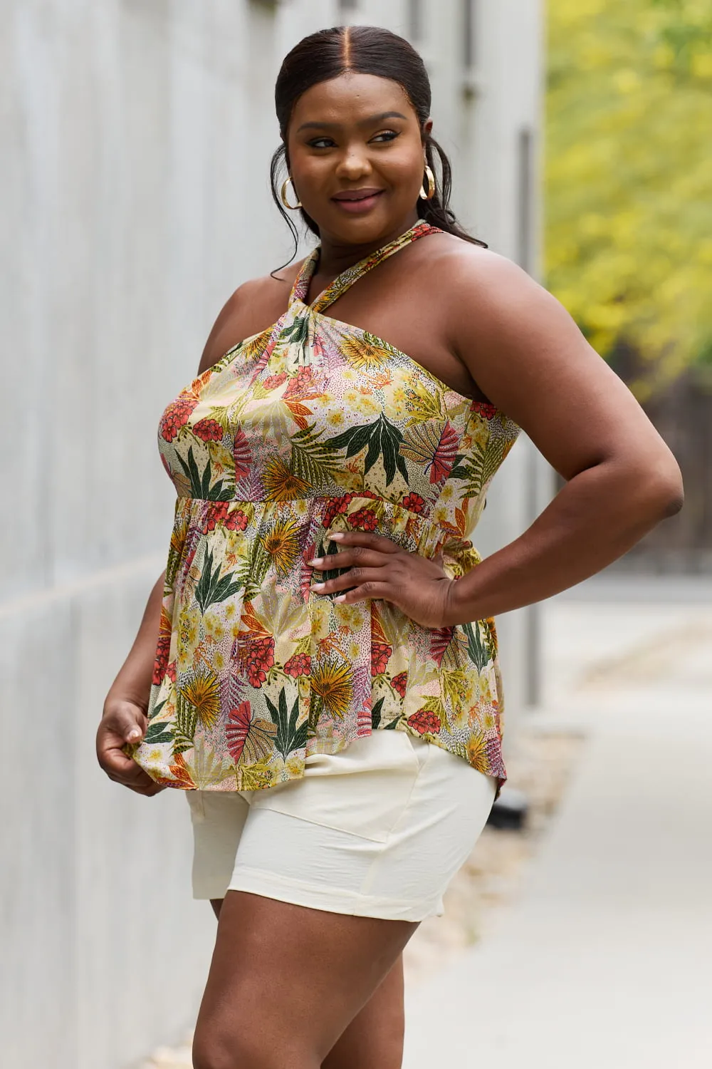 Full Size Tropical Vacation Top