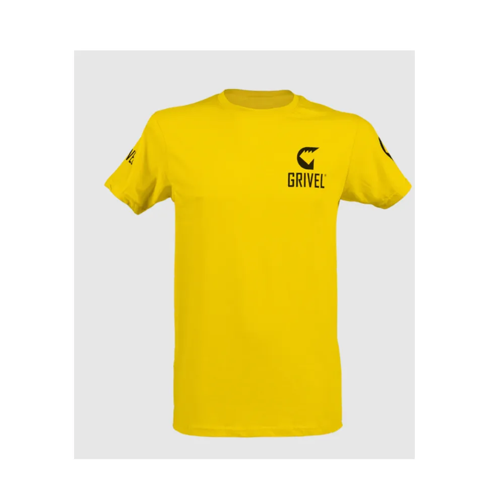 GRIVEL LOGO T-SHIRT Unisex colore Giallo