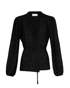 Gustel Hope Wrap Cardigan - Black