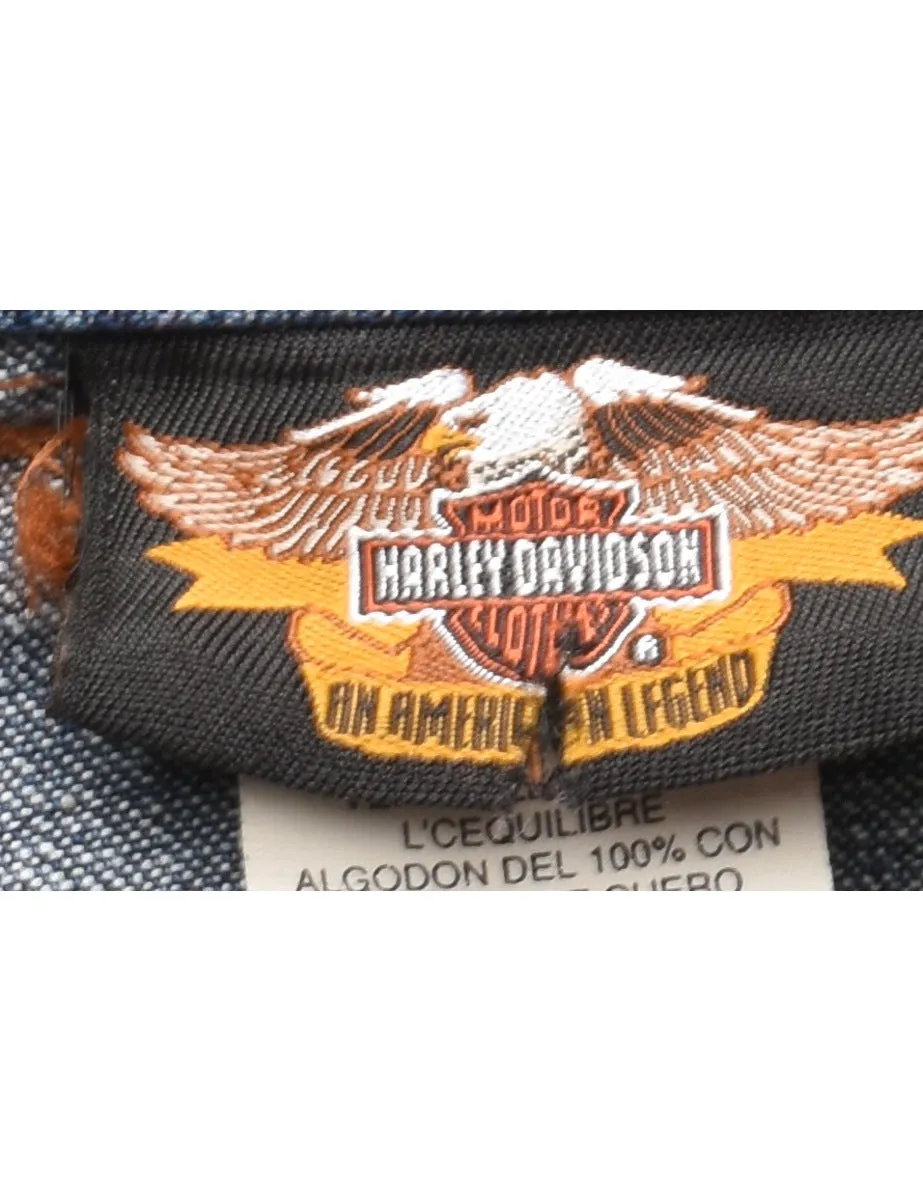 Harley Davidson Medium Wash Tapered Jeans - W29 L33