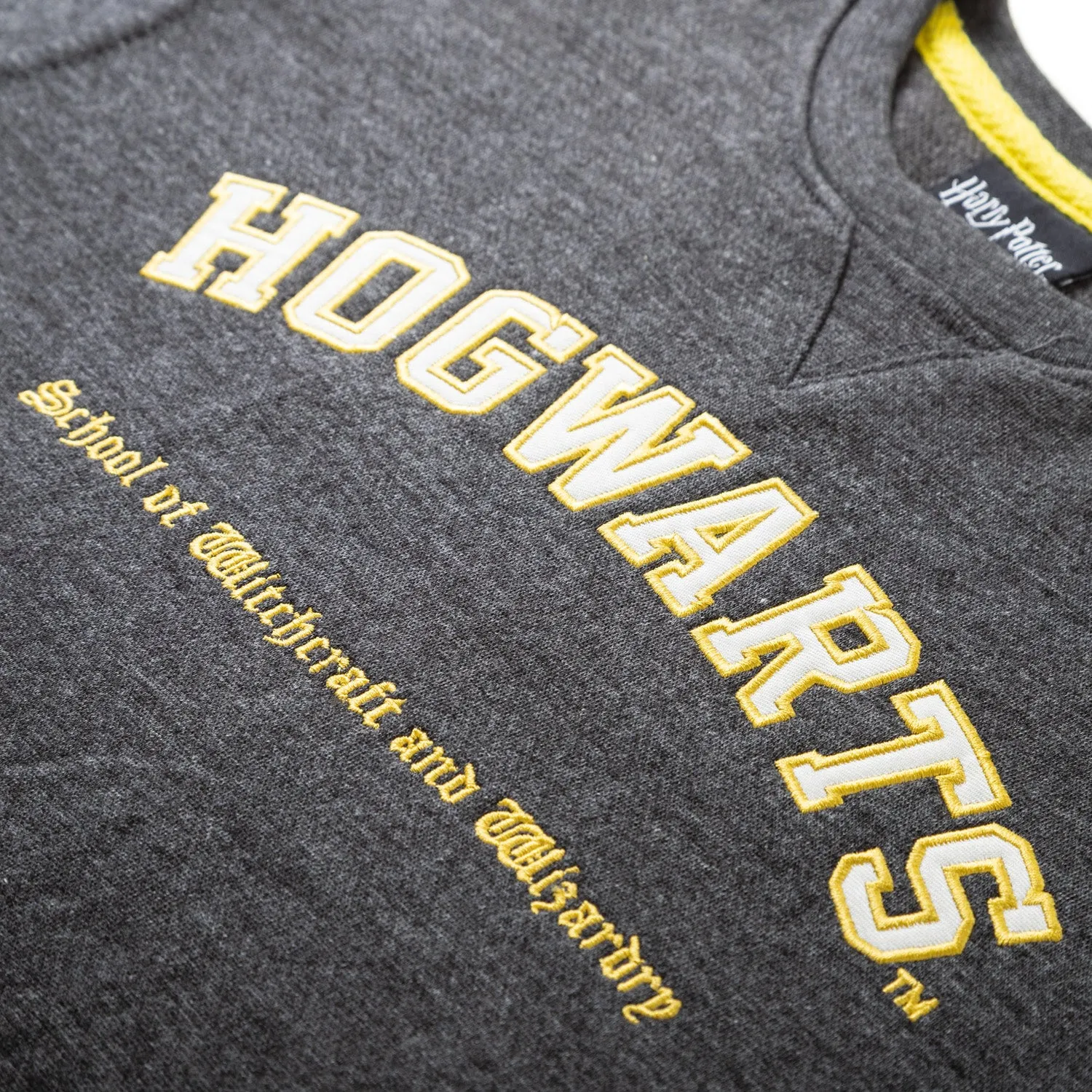 Harry Potter - Sweatshirt - Hogwarts Charcoal/White