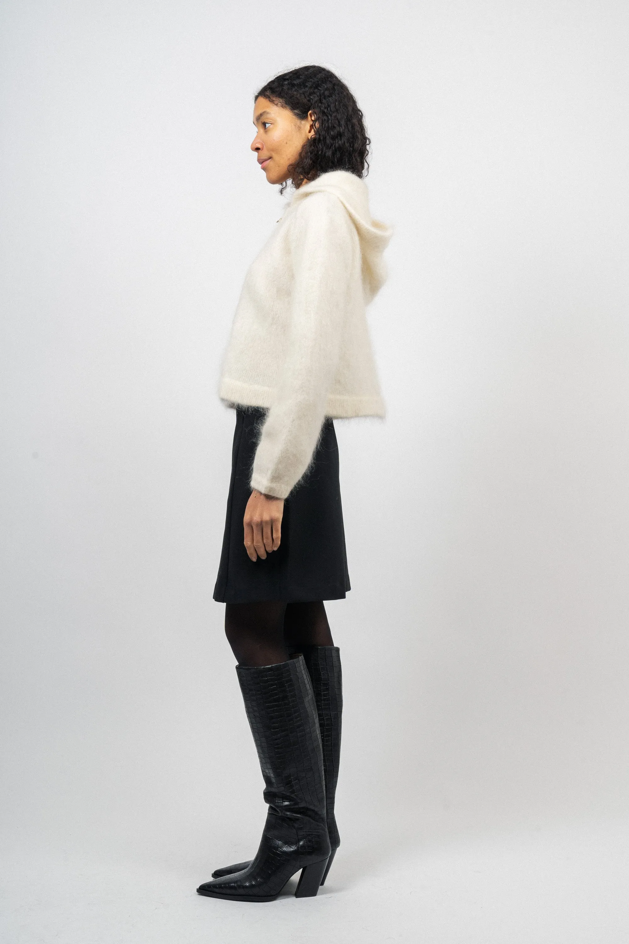 Hedda Chunky Cardigan - White