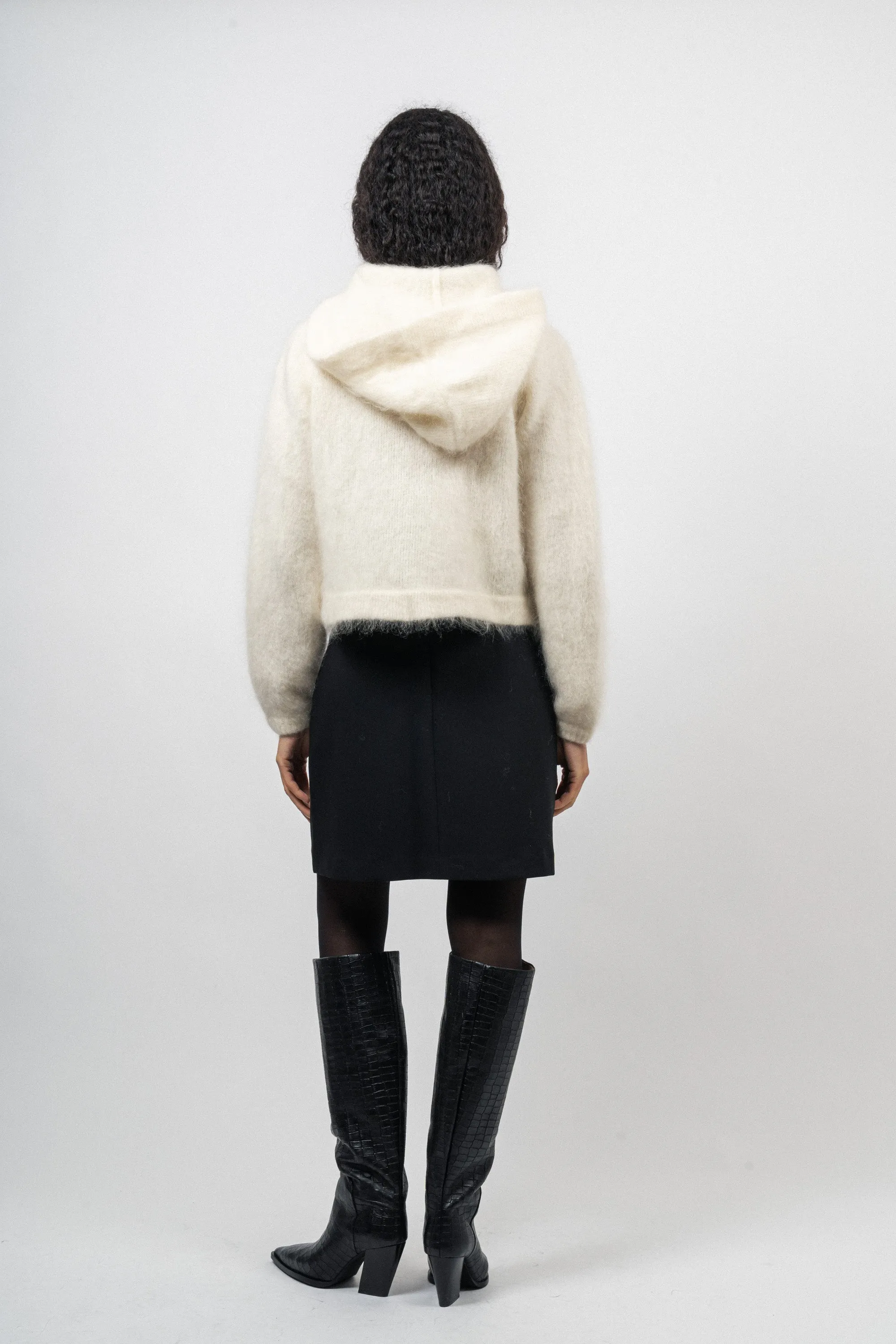 Hedda Chunky Cardigan - White