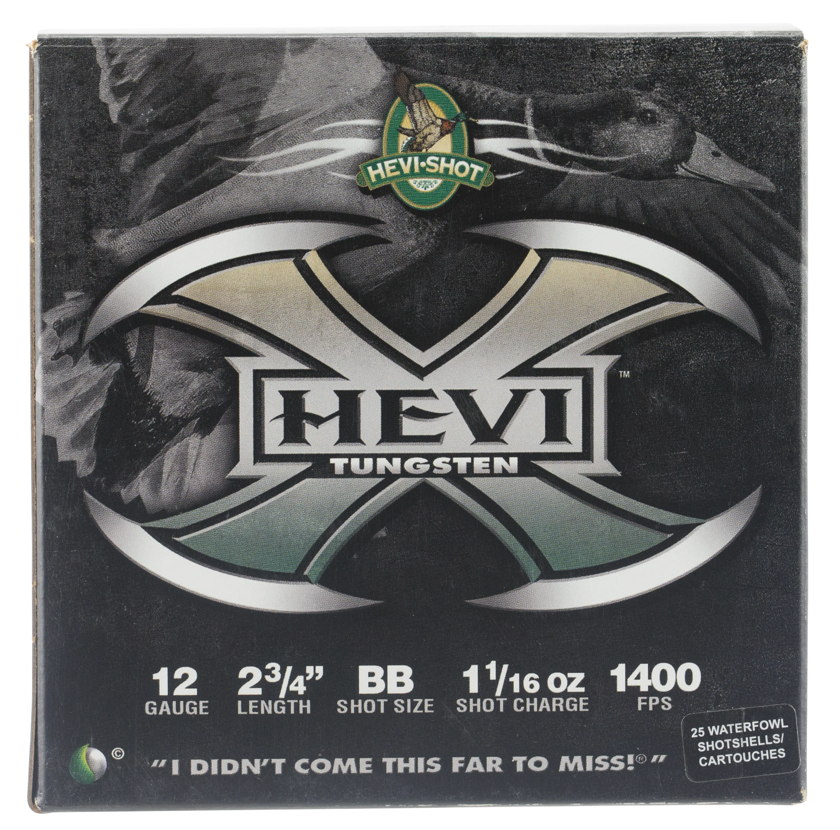 Hevishot 50278 Hevi-X Waterfowl 12 Gauge 2.75" 1-1/16 oz BB Shot - 25 Rounds
