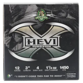 Hevishot 50304 Hevi-X Waterfowl 12 Gauge 3" 1-1/4 oz 4 Shot - 25 Rounds