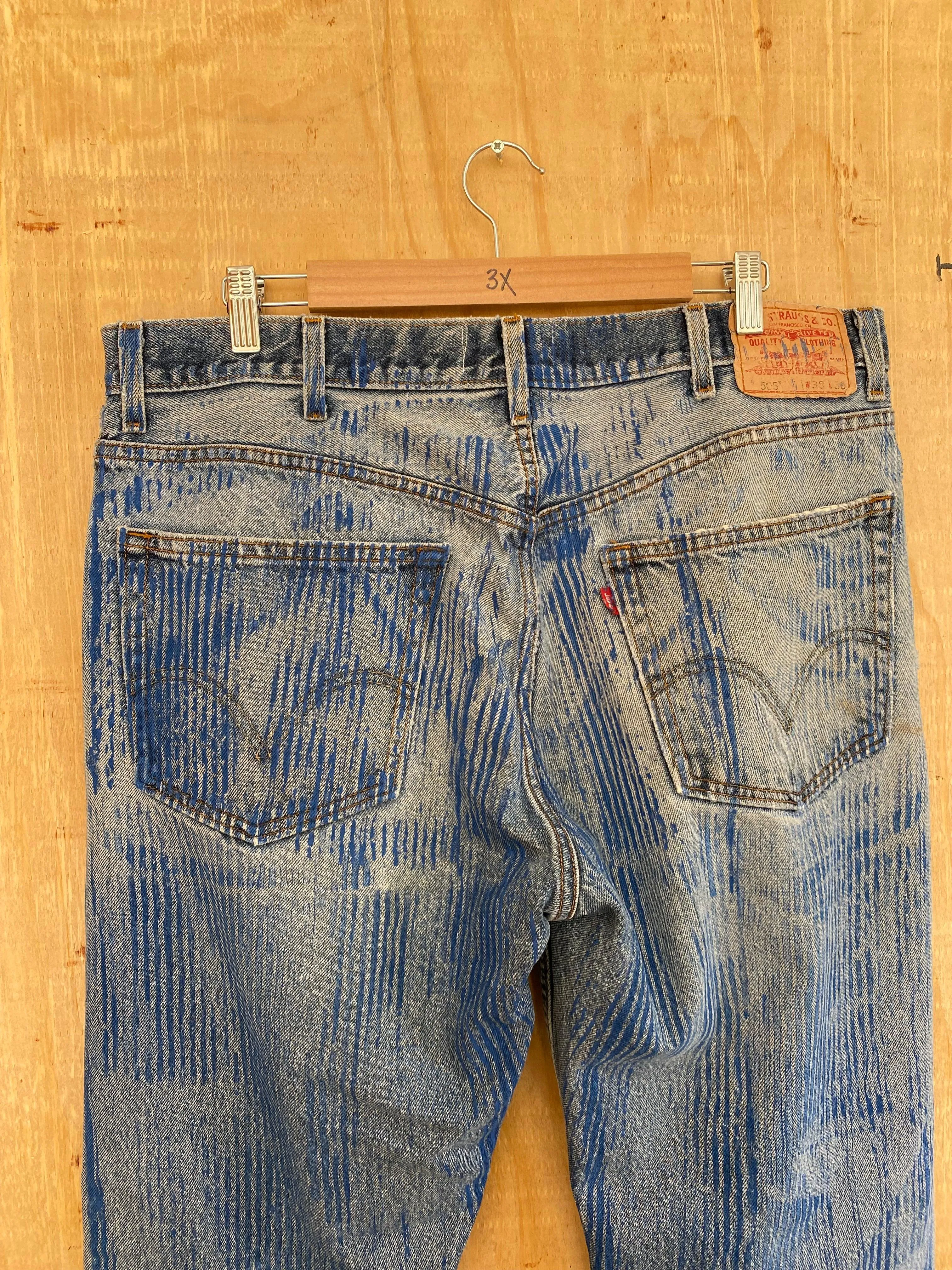 Hickory Striped Flared Denim | 37