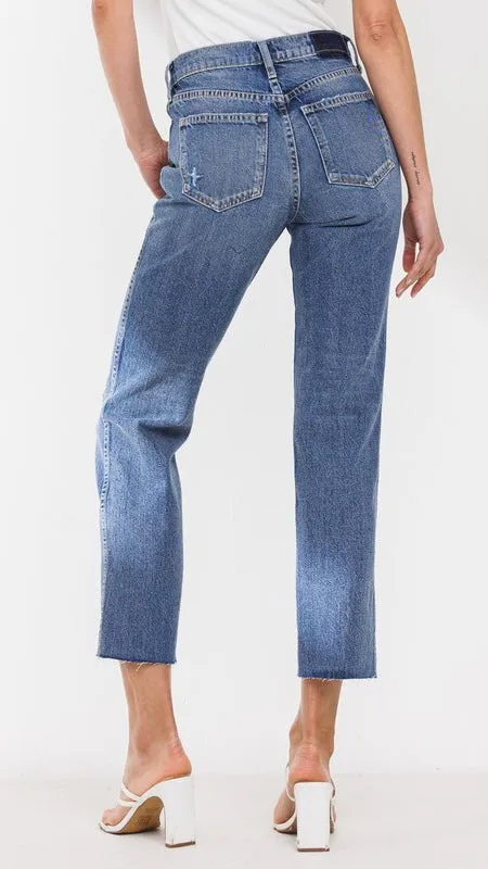 High Rise Slim St Leg Jean