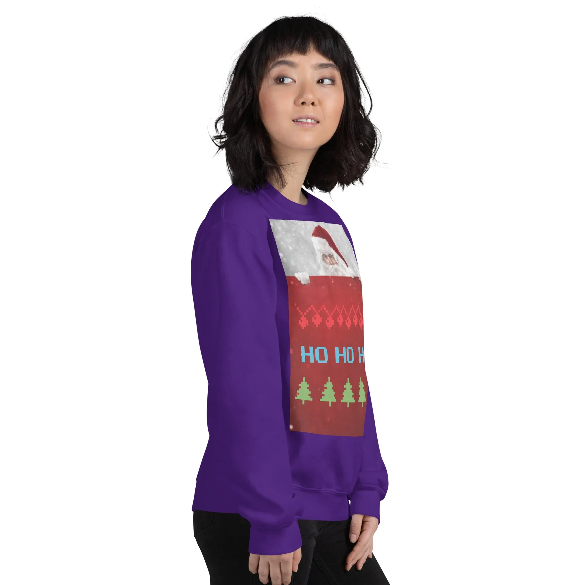 HO HO HO Christmas Sweatshirt (Glamourange Christmas Sweatshirt Womens)