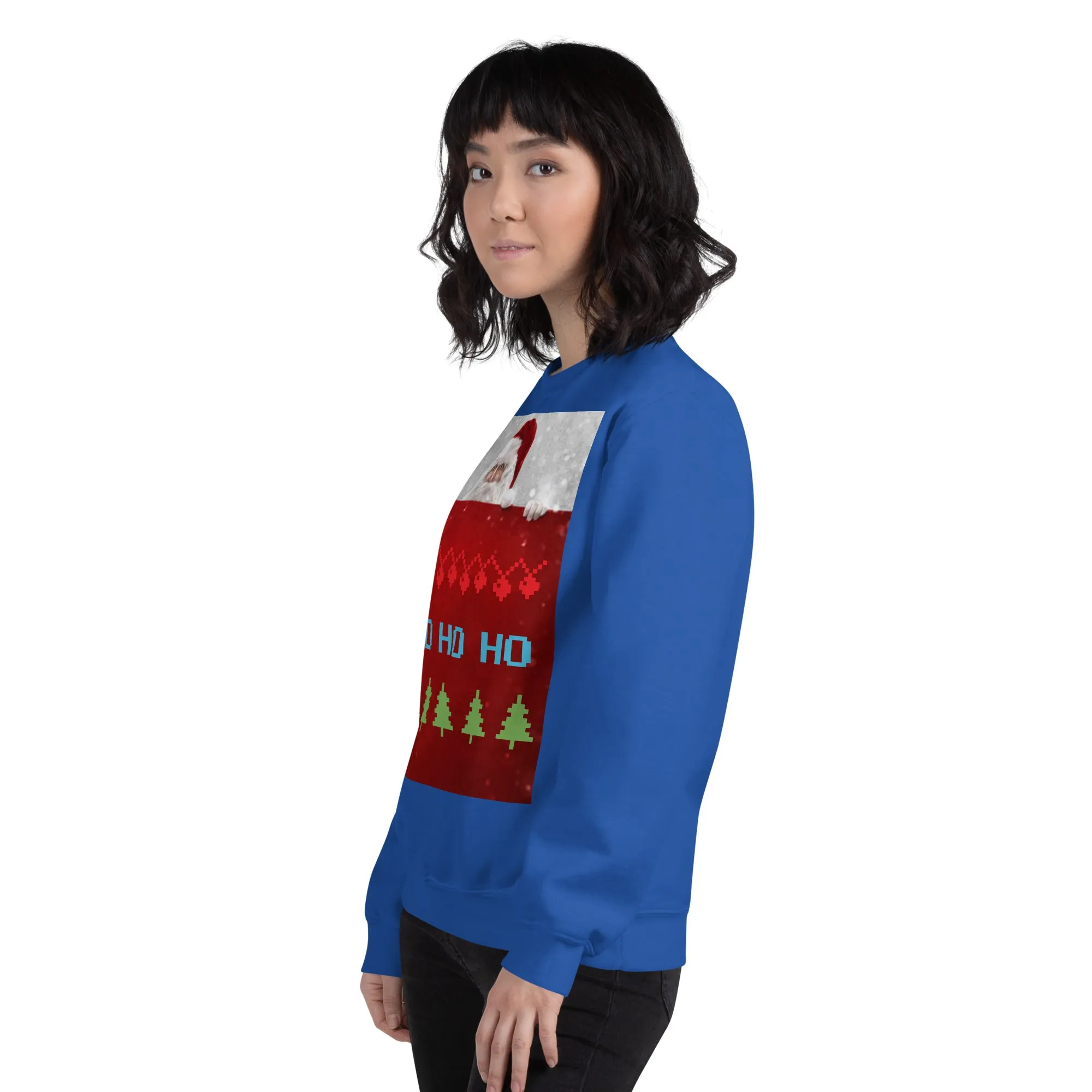 HO HO HO Christmas Sweatshirt (Glamourange Christmas Sweatshirt Womens)