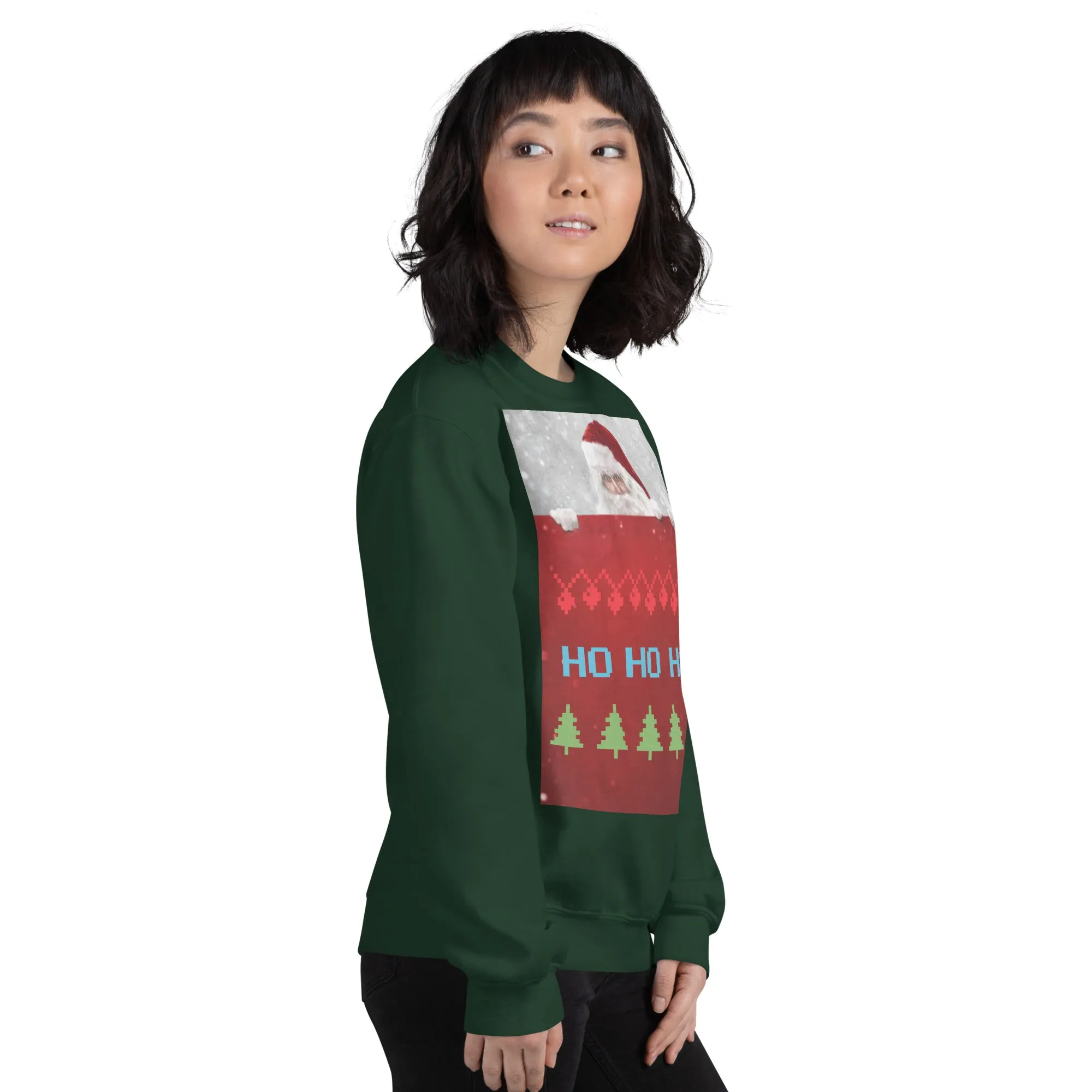 HO HO HO Christmas Sweatshirt (Glamourange Christmas Sweatshirt Womens)