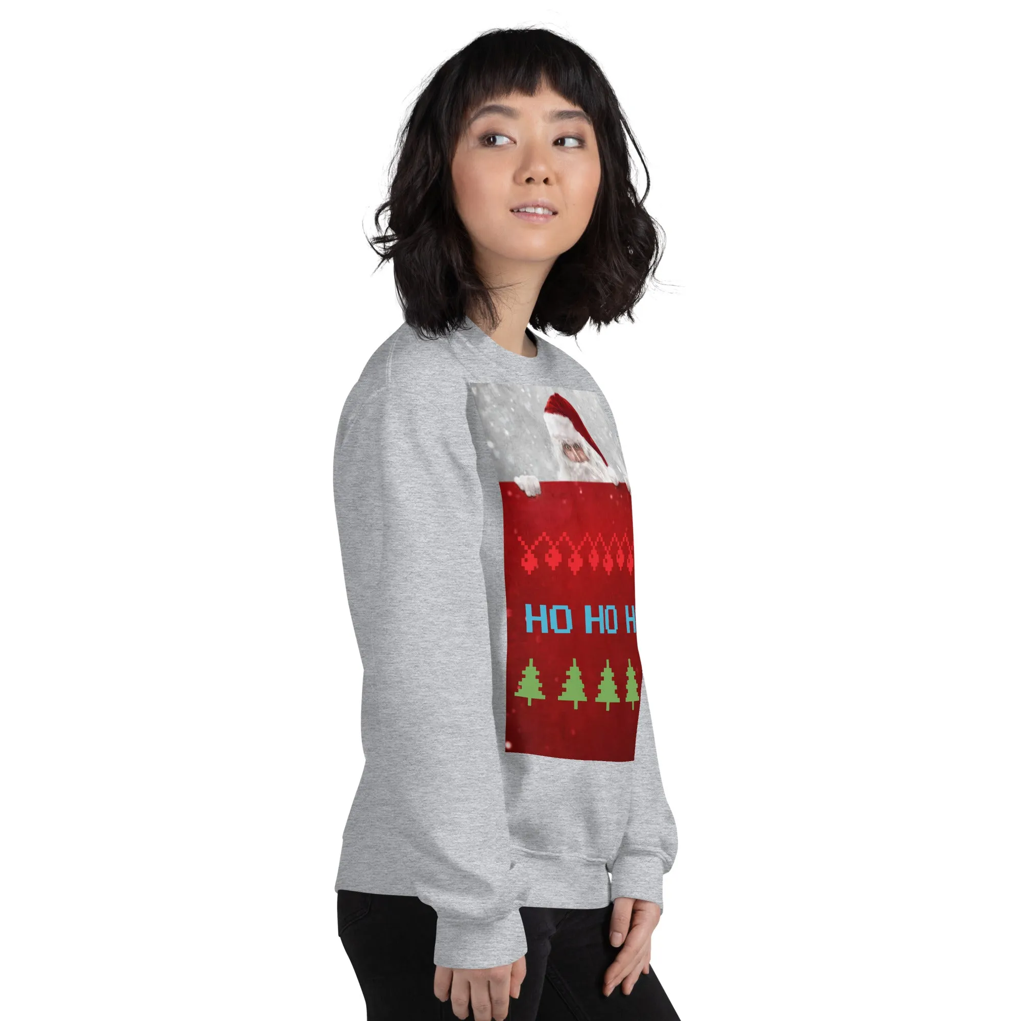 HO HO HO Christmas Sweatshirt (Glamourange Christmas Sweatshirt Womens)