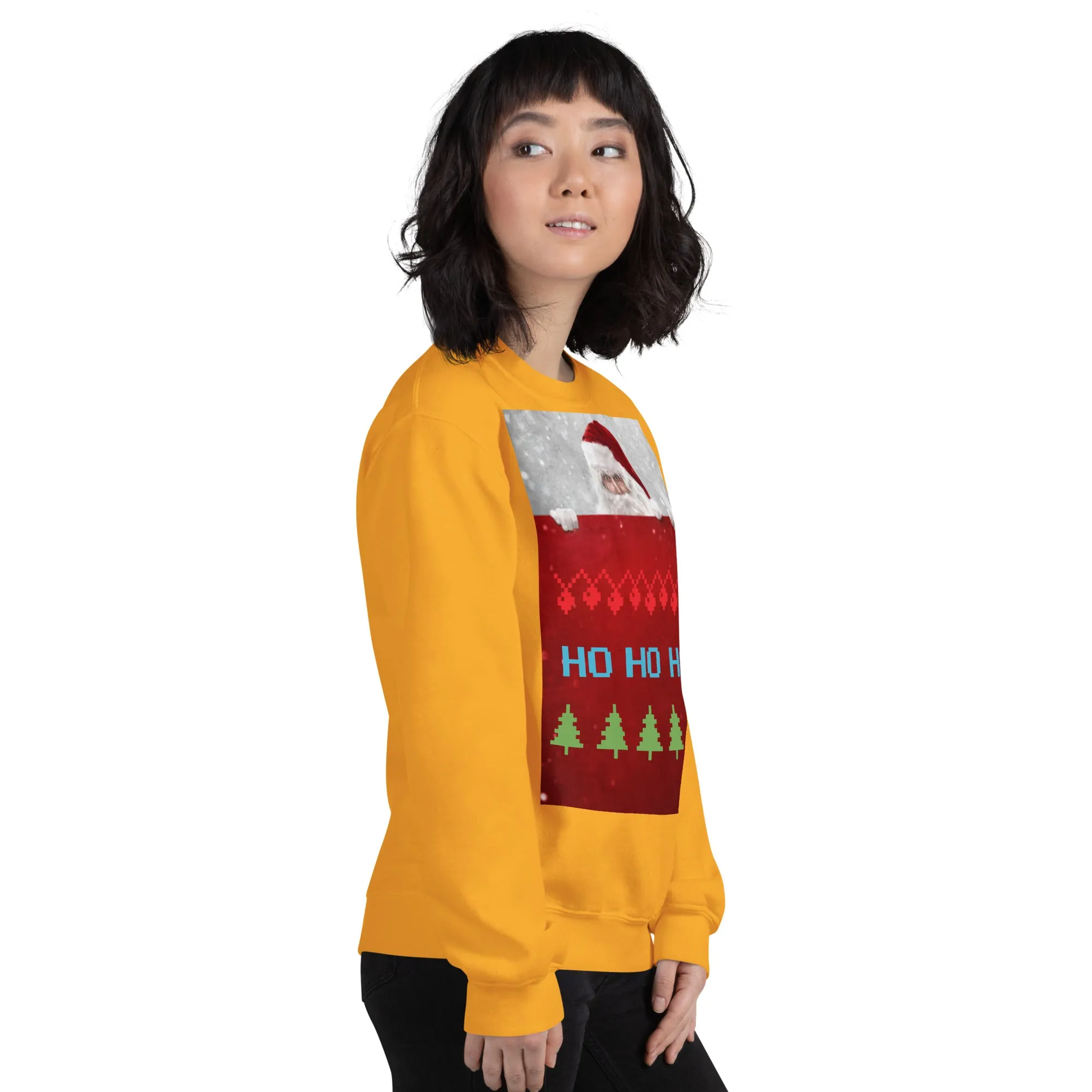 HO HO HO Christmas Sweatshirt (Glamourange Christmas Sweatshirt Womens)