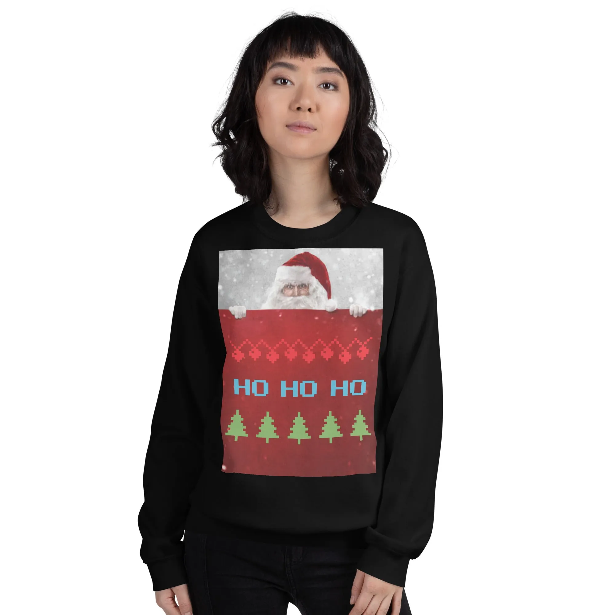 HO HO HO Christmas Sweatshirt (Glamourange Christmas Sweatshirt Womens)