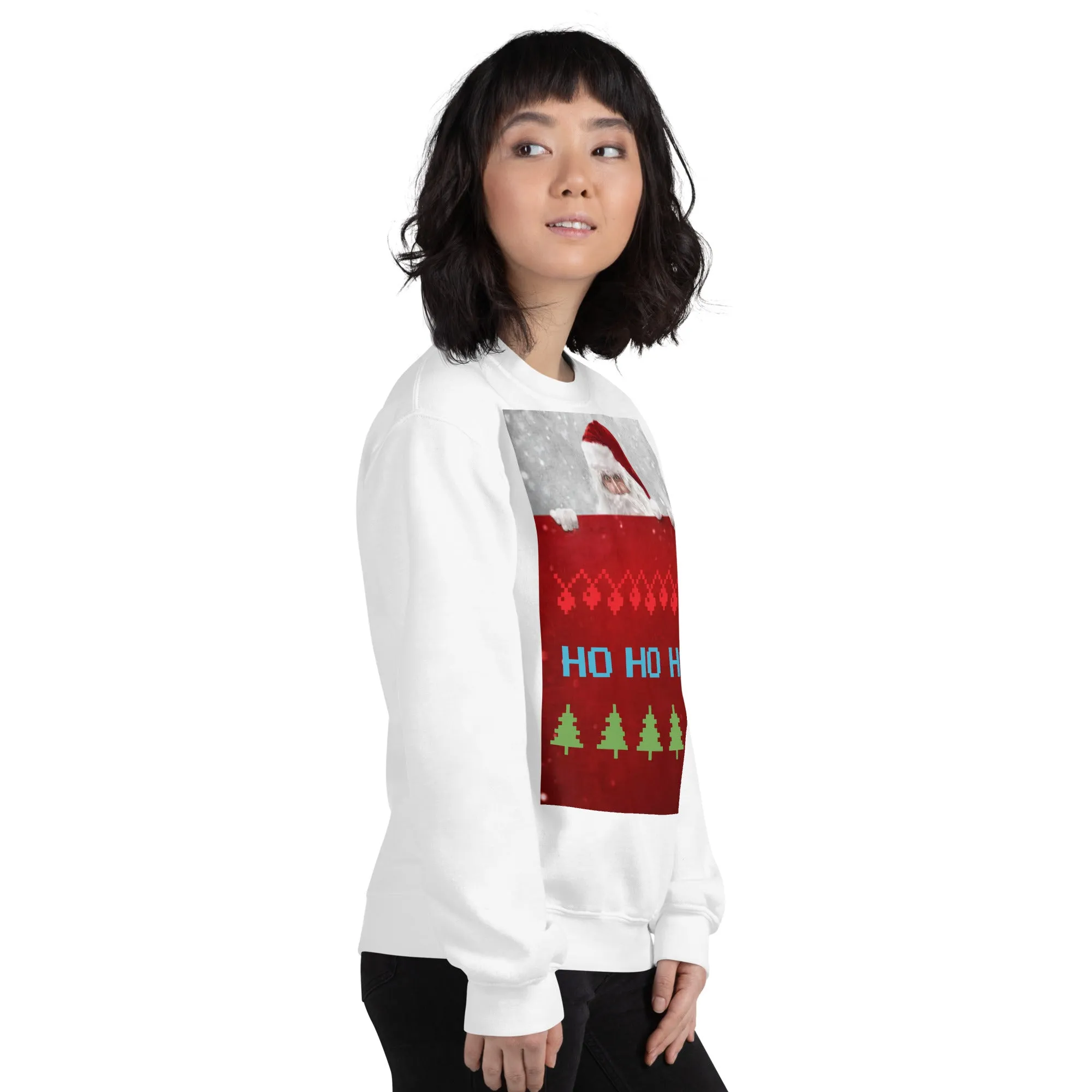 HO HO HO Christmas Sweatshirt (Glamourange Christmas Sweatshirt Womens)
