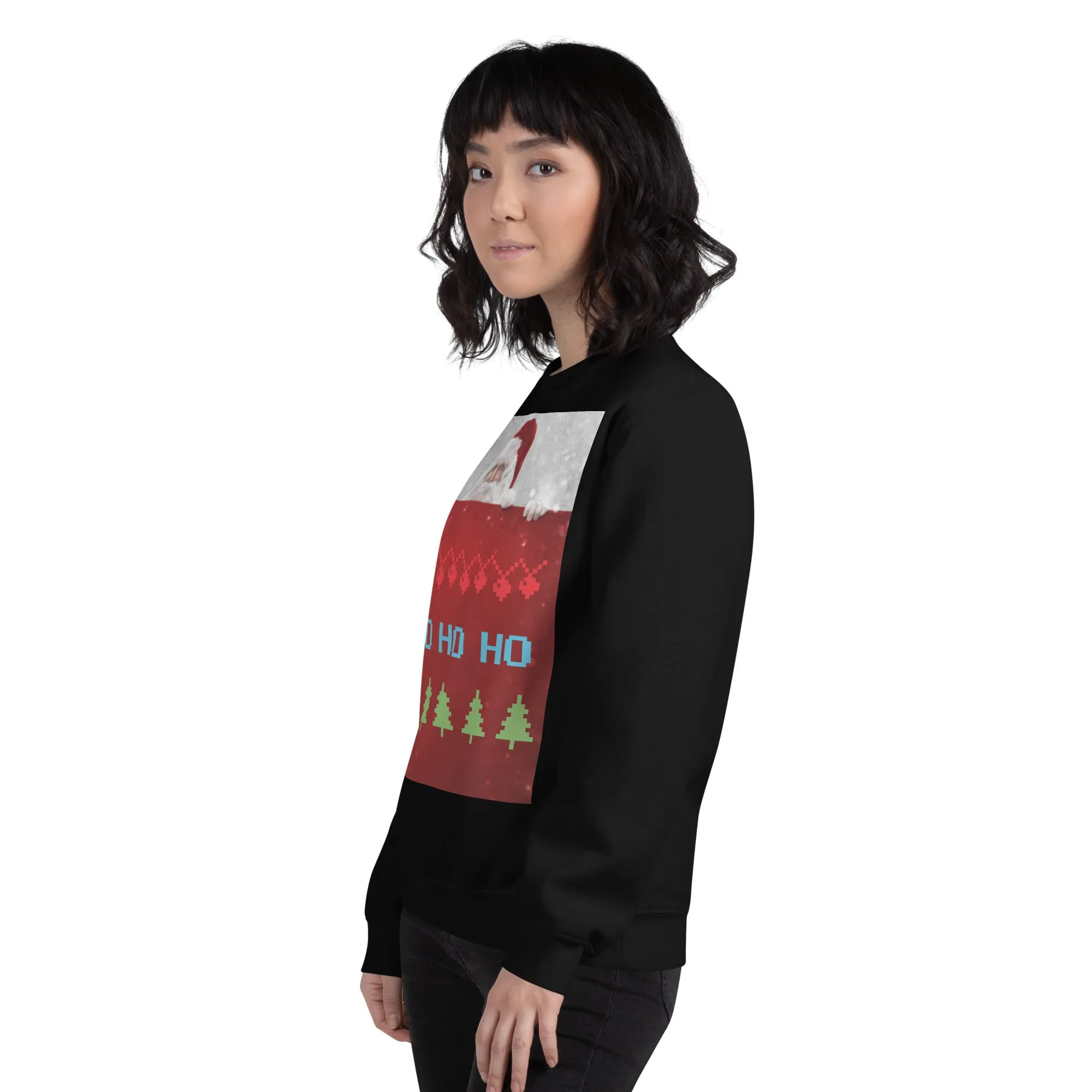 HO HO HO Christmas Sweatshirt (Glamourange Christmas Sweatshirt Womens)