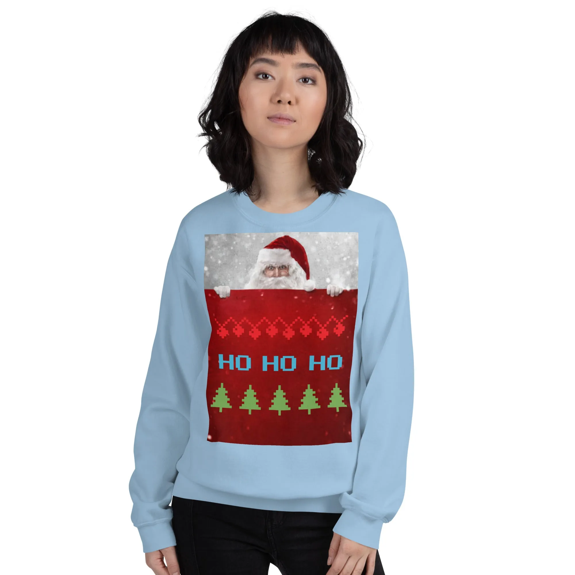 HO HO HO Christmas Sweatshirt (Glamourange Christmas Sweatshirt Womens)
