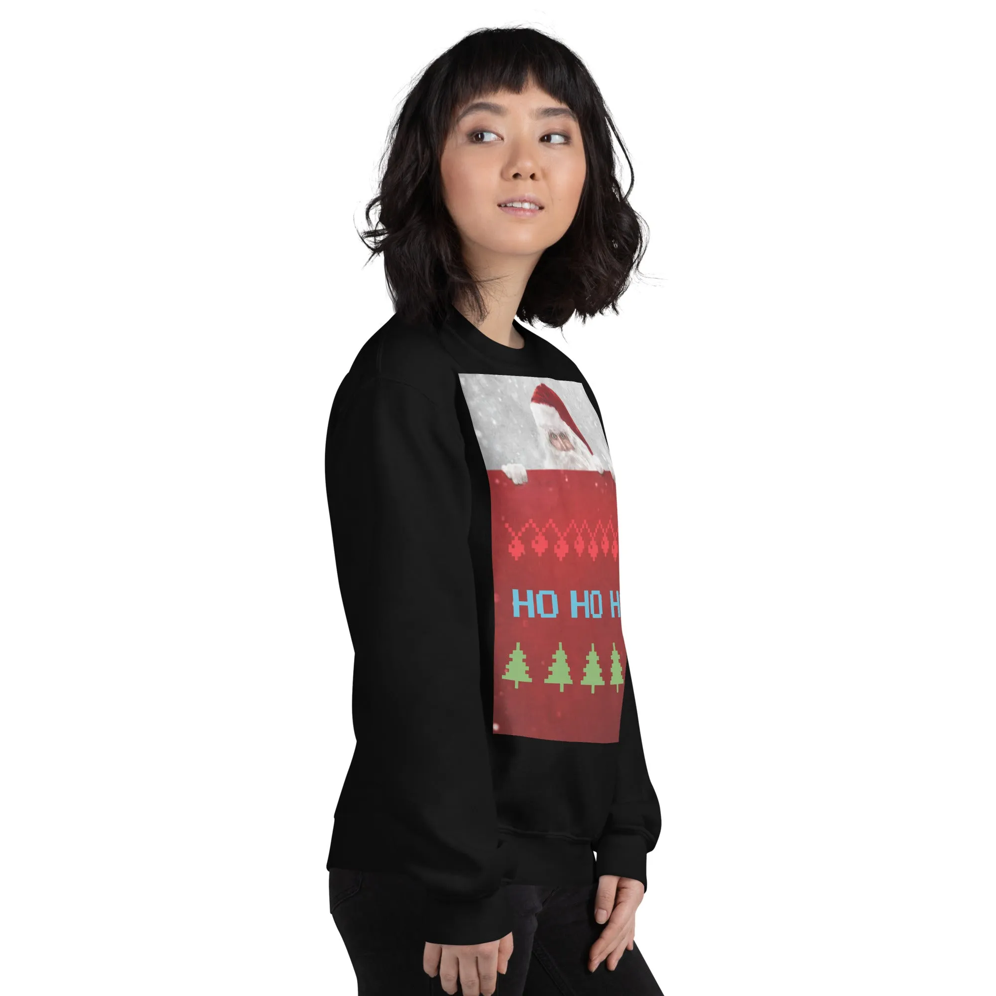 HO HO HO Christmas Sweatshirt (Glamourange Christmas Sweatshirt Womens)