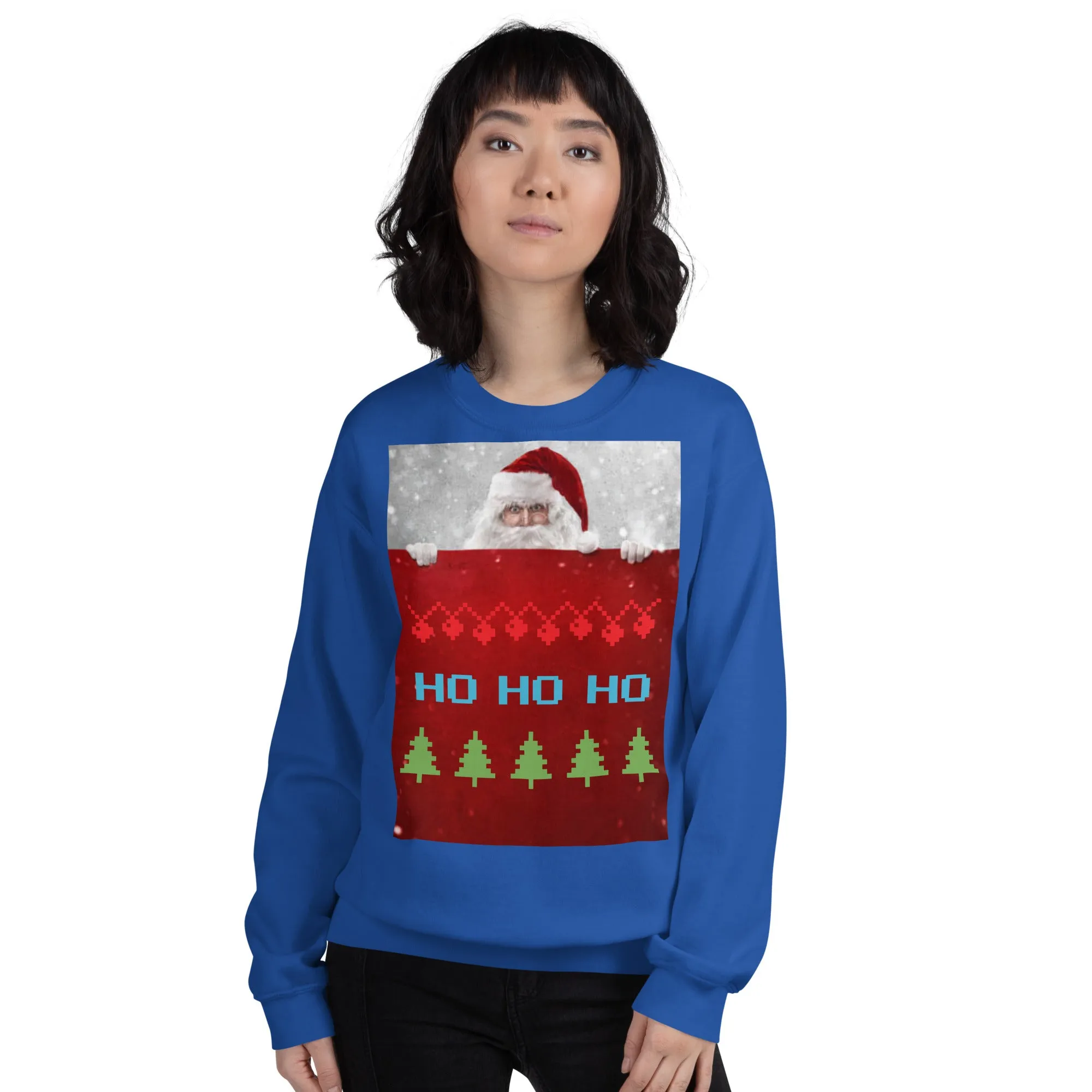 HO HO HO Christmas Sweatshirt (Glamourange Christmas Sweatshirt Womens)