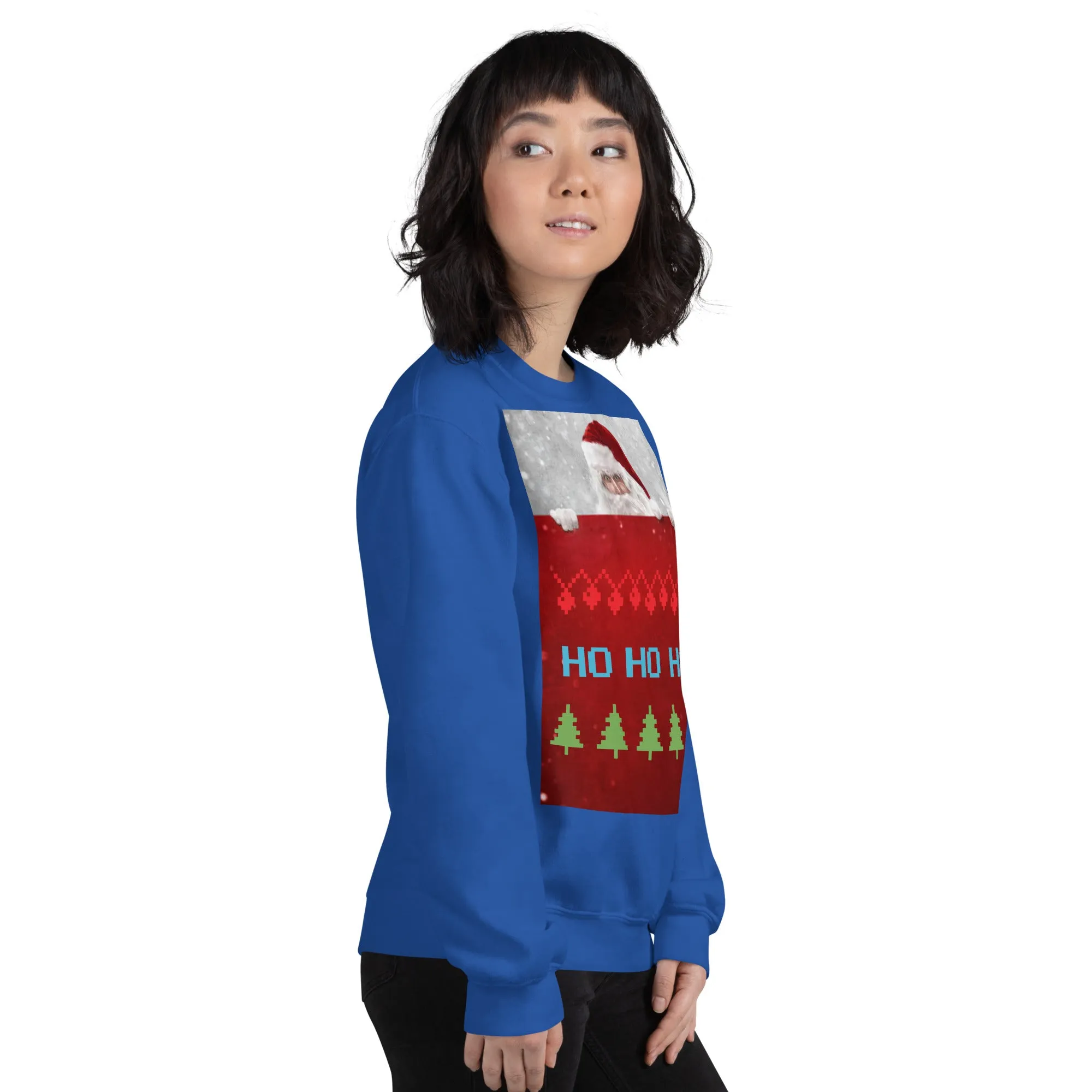 HO HO HO Christmas Sweatshirt (Glamourange Christmas Sweatshirt Womens)