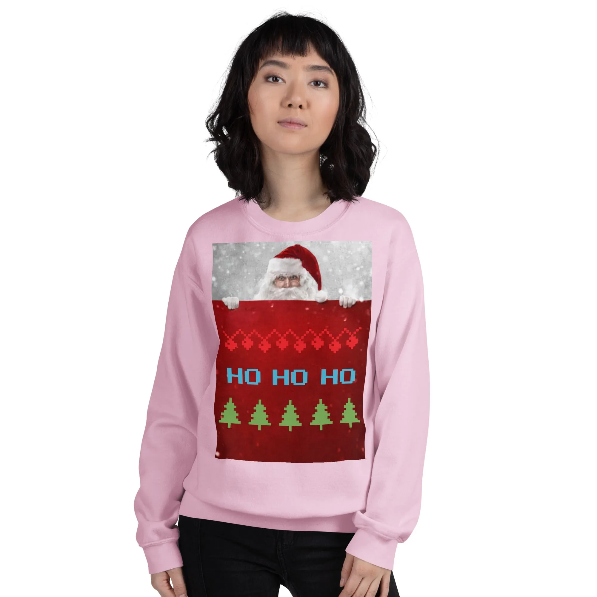 HO HO HO Christmas Sweatshirt (Glamourange Christmas Sweatshirt Womens)