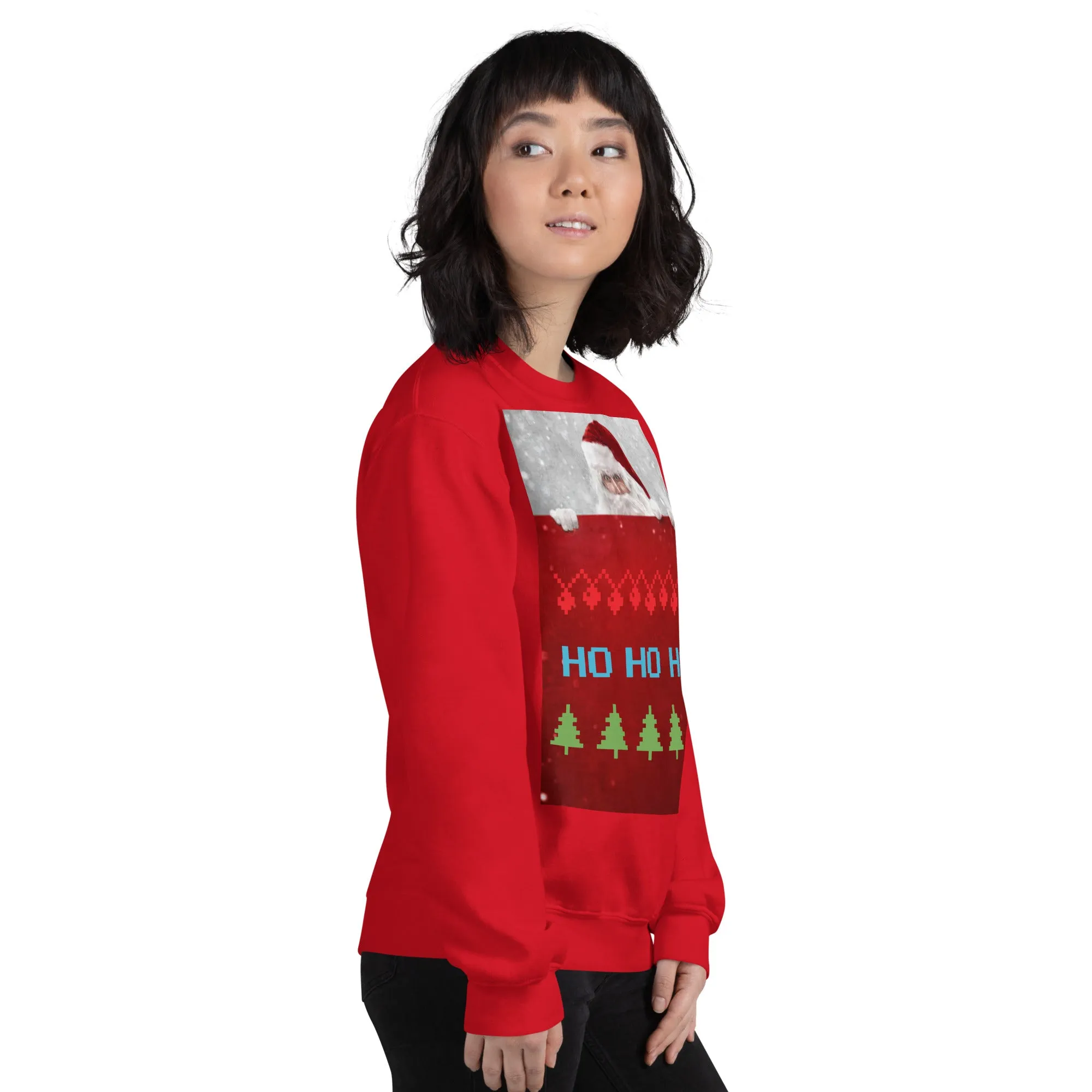 HO HO HO Christmas Sweatshirt (Glamourange Christmas Sweatshirt Womens)