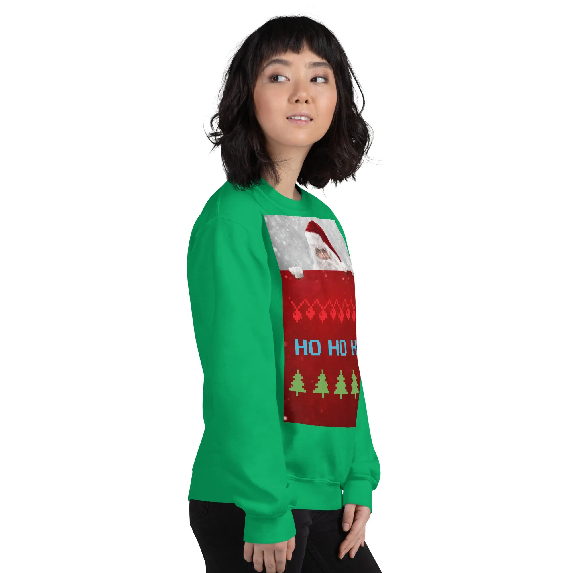 HO HO HO Christmas Sweatshirt (Glamourange Christmas Sweatshirt Womens)