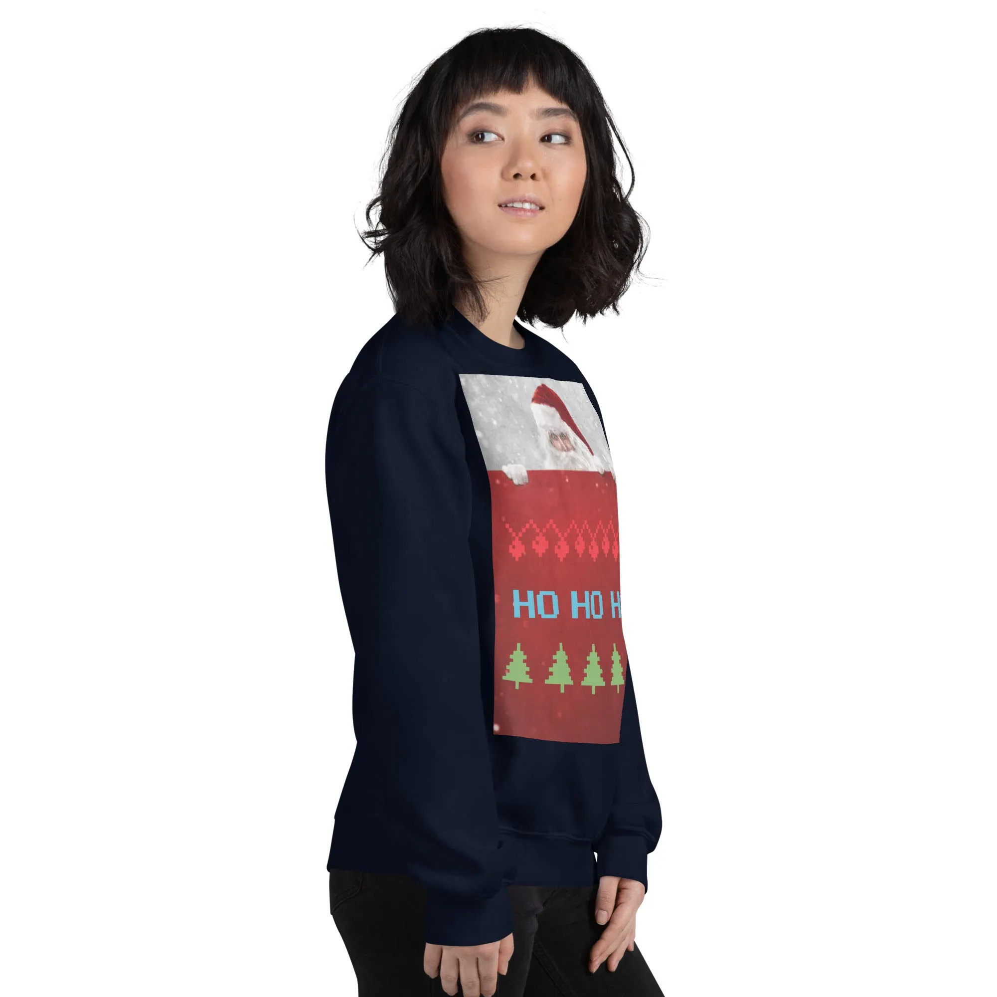 HO HO HO Christmas Sweatshirt (Glamourange Christmas Sweatshirt Womens)