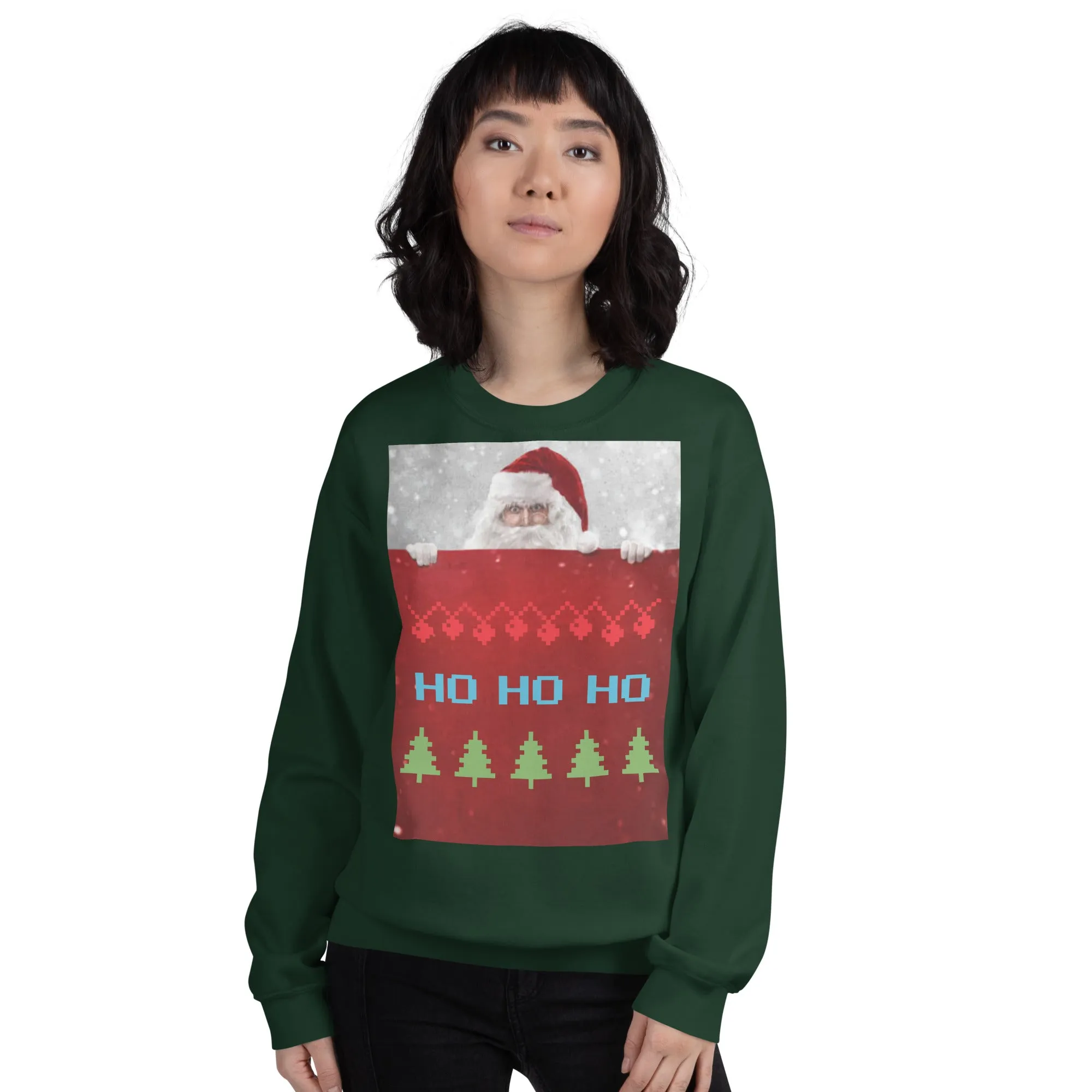 HO HO HO Christmas Sweatshirt (Glamourange Christmas Sweatshirt Womens)