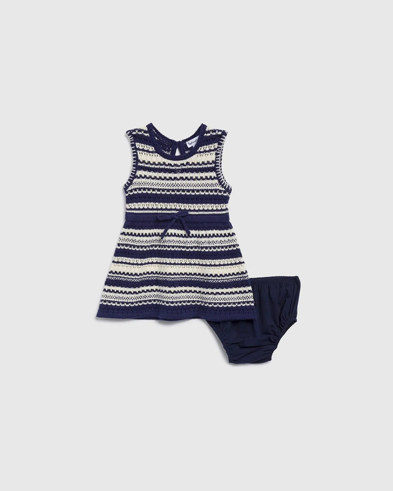Infant Girl Sweater Stripe Dress
