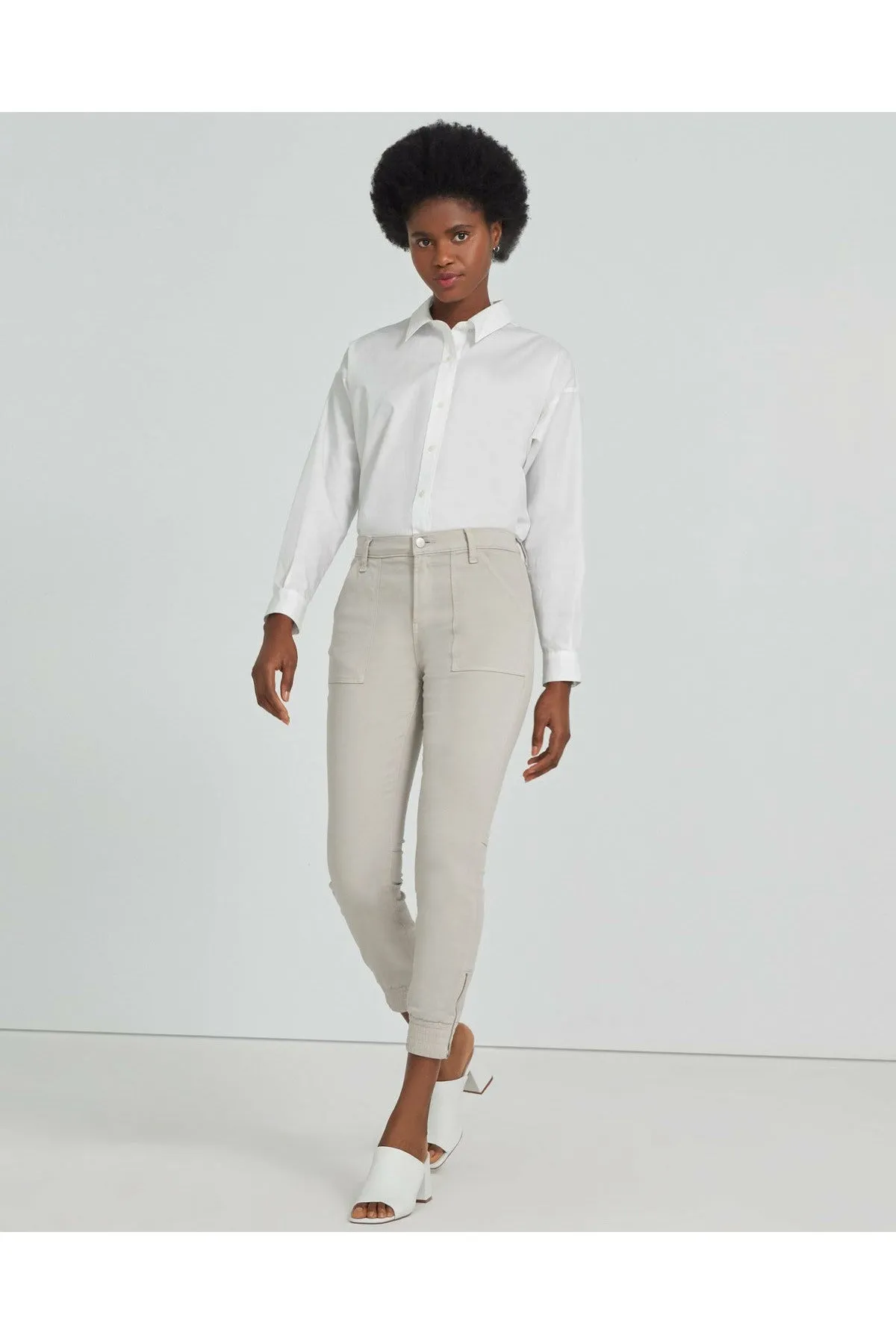 J Brand Arkin Zip Ankle Jogger - Drisftwood