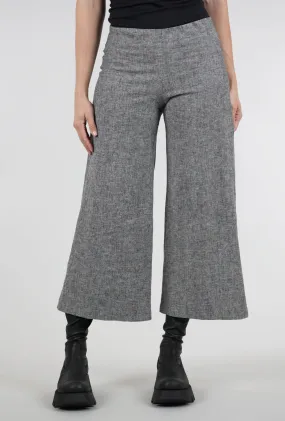 Jara Cropped Pant, Heathered Black