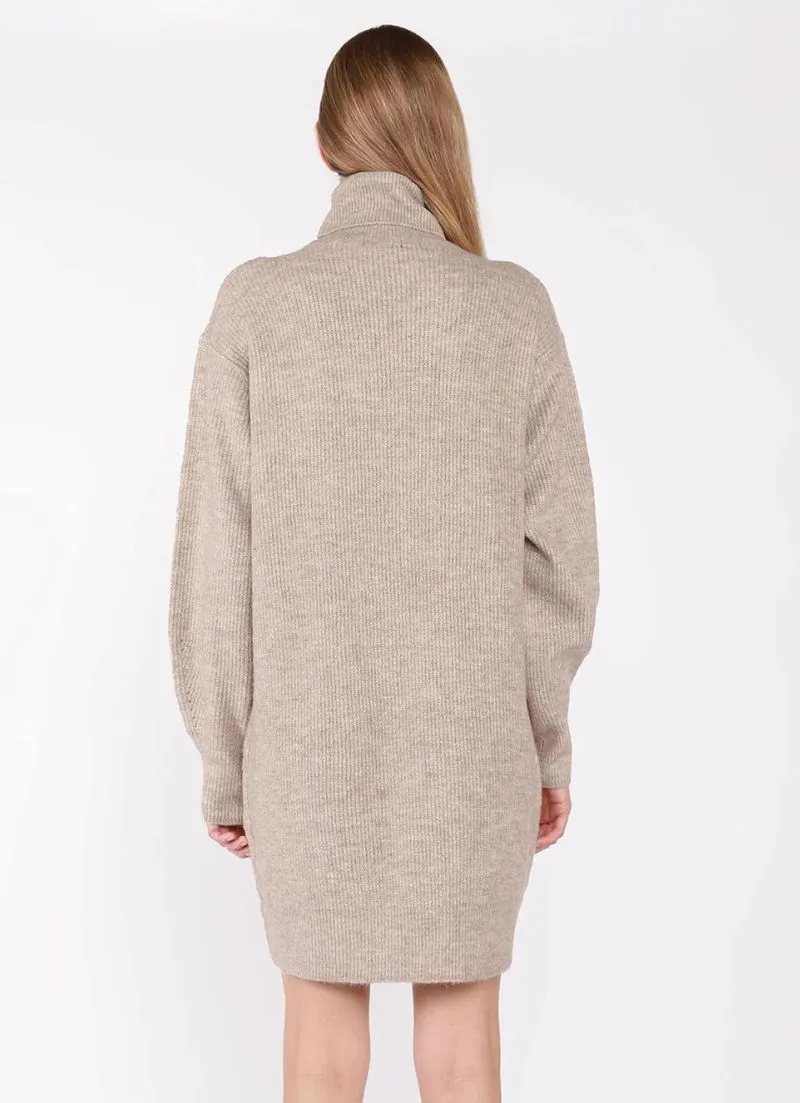 Kayla Mock Neck Sweater Dress