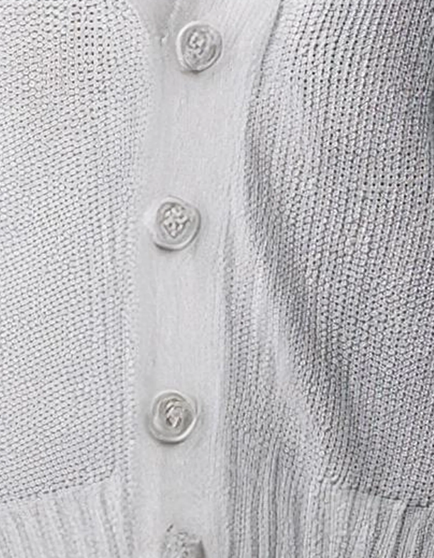 Light Gray Oversized Cardigan