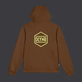 Logo Back Hoodie Brown