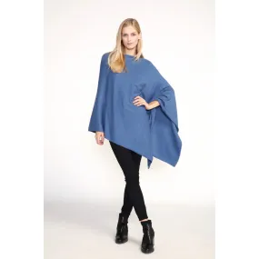 Look by M Basic Triangle Poncho Atlantic Blue (Women's)