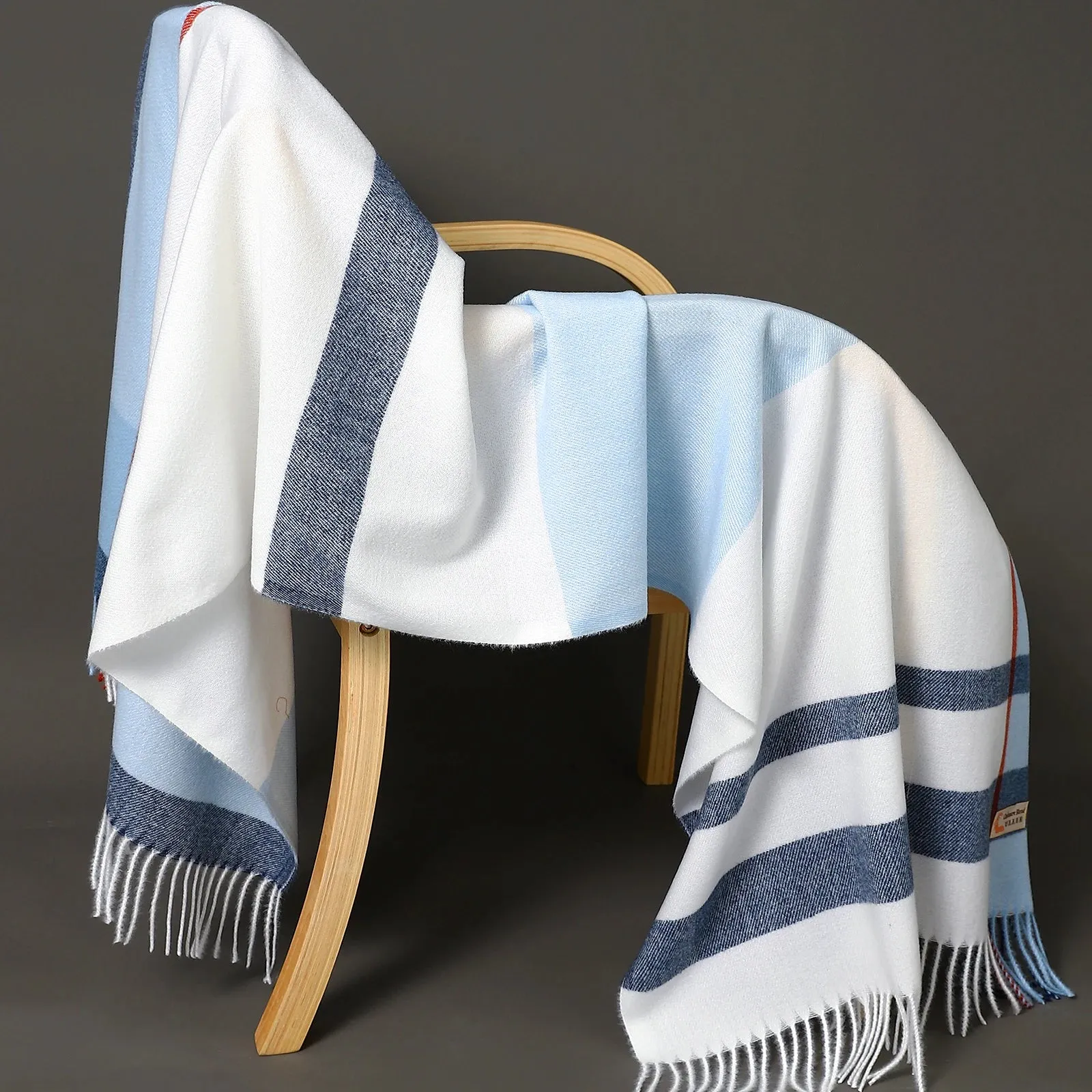 Luxury Wrap Blanket Scarves - Thick Fringe Large Shawls