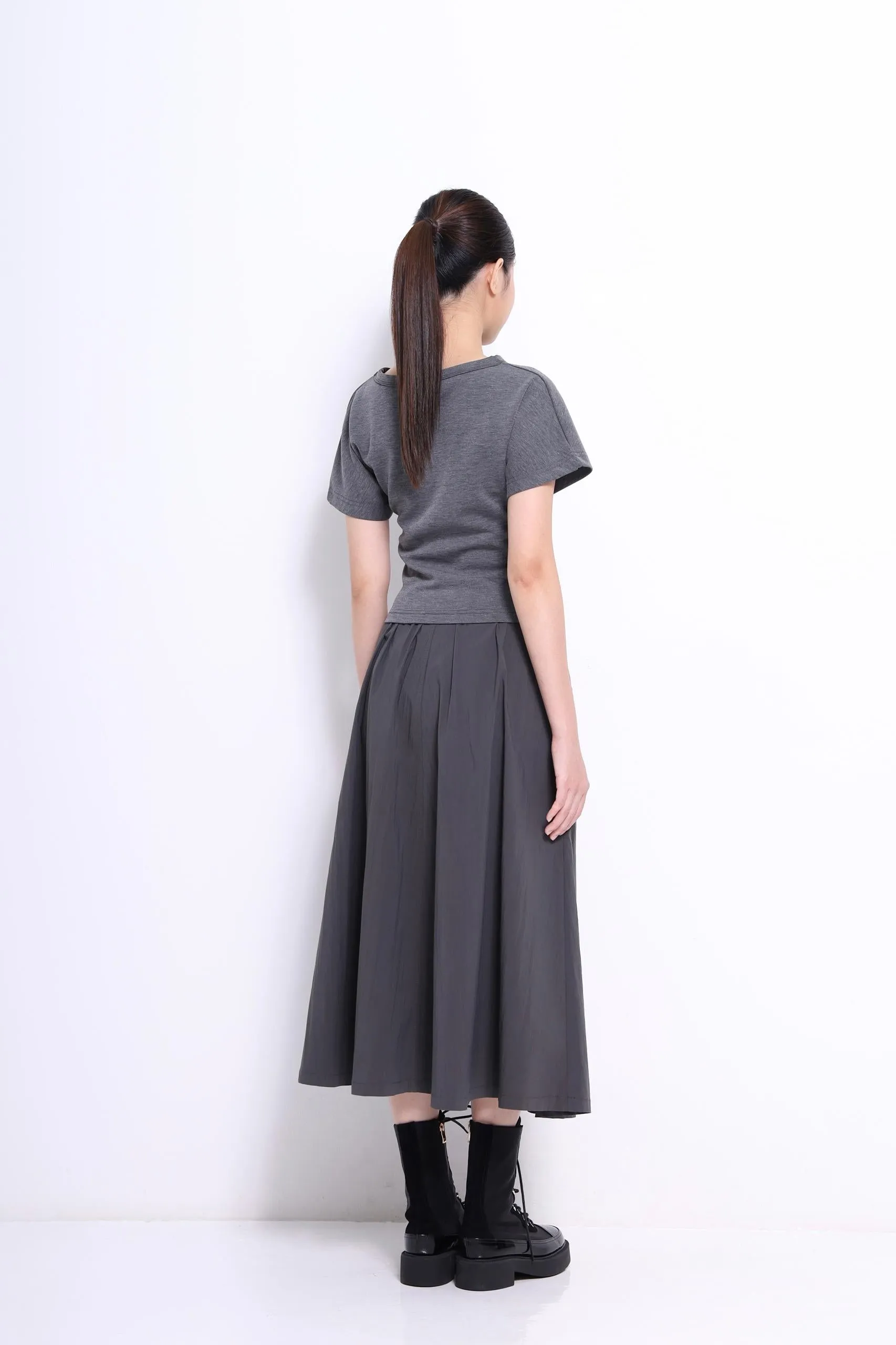 Mara Midaxi Nylon Skirt