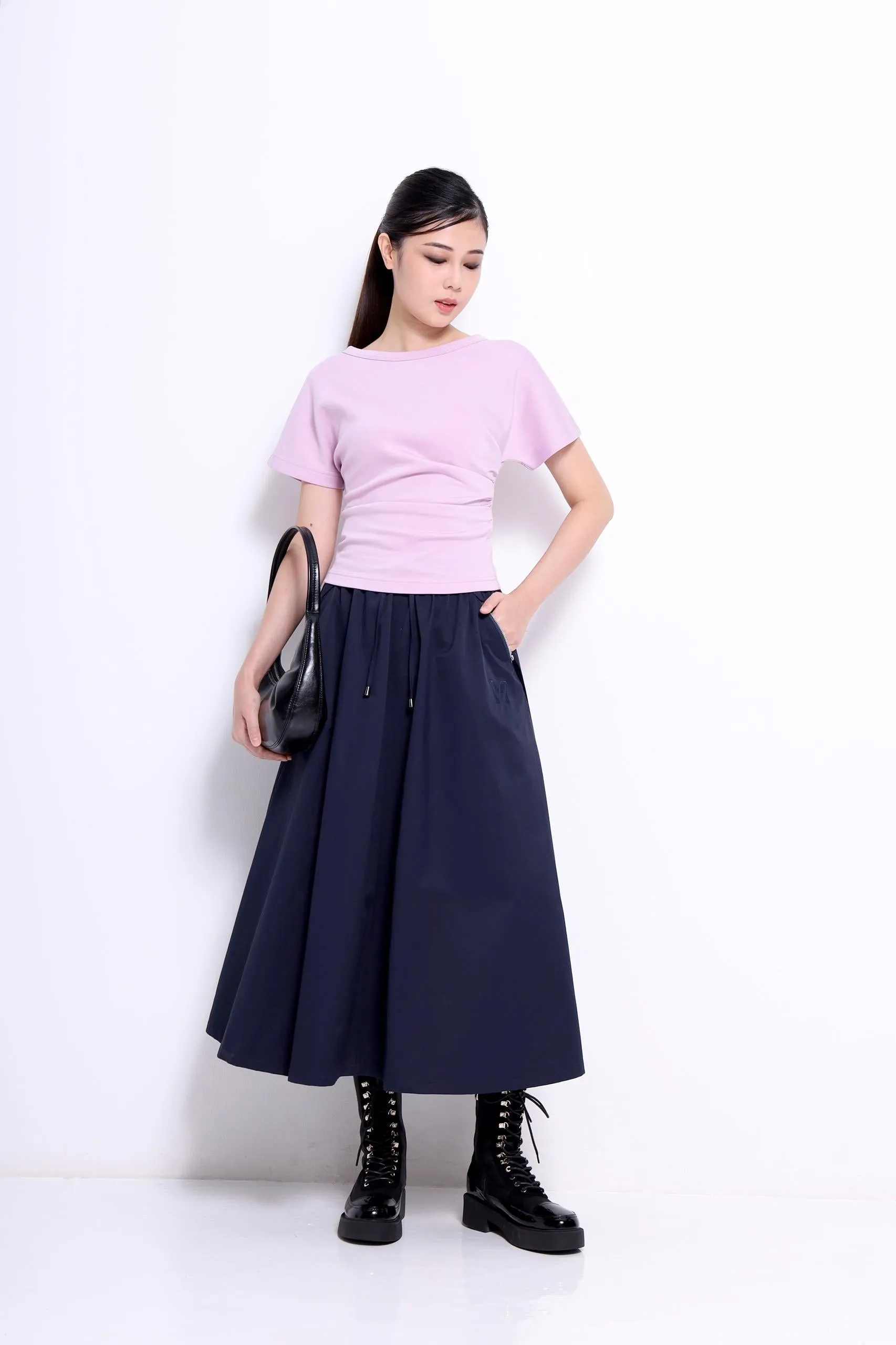 Mara Midaxi Nylon Skirt