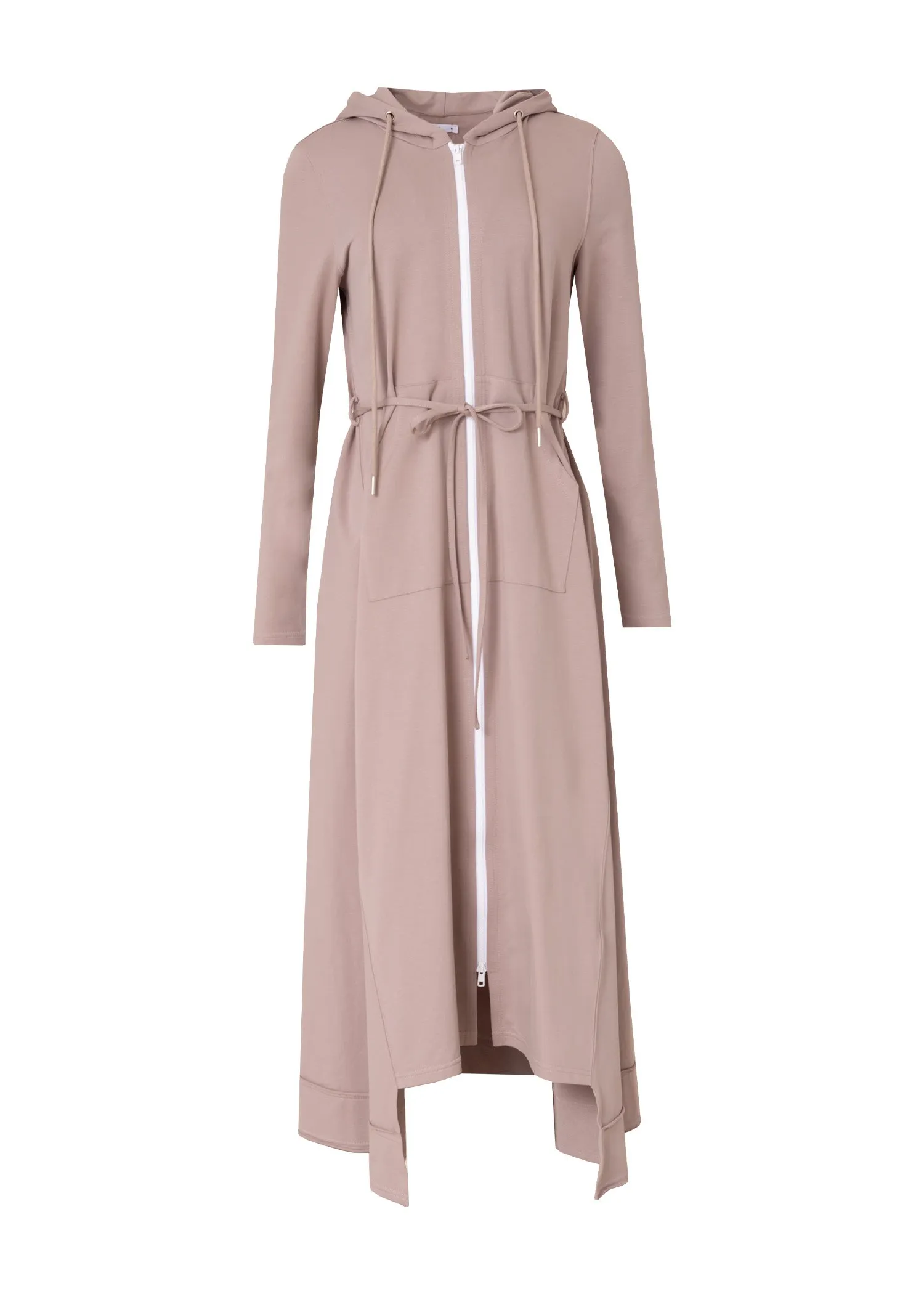 Mauve Maxi Sweatshirt Dress