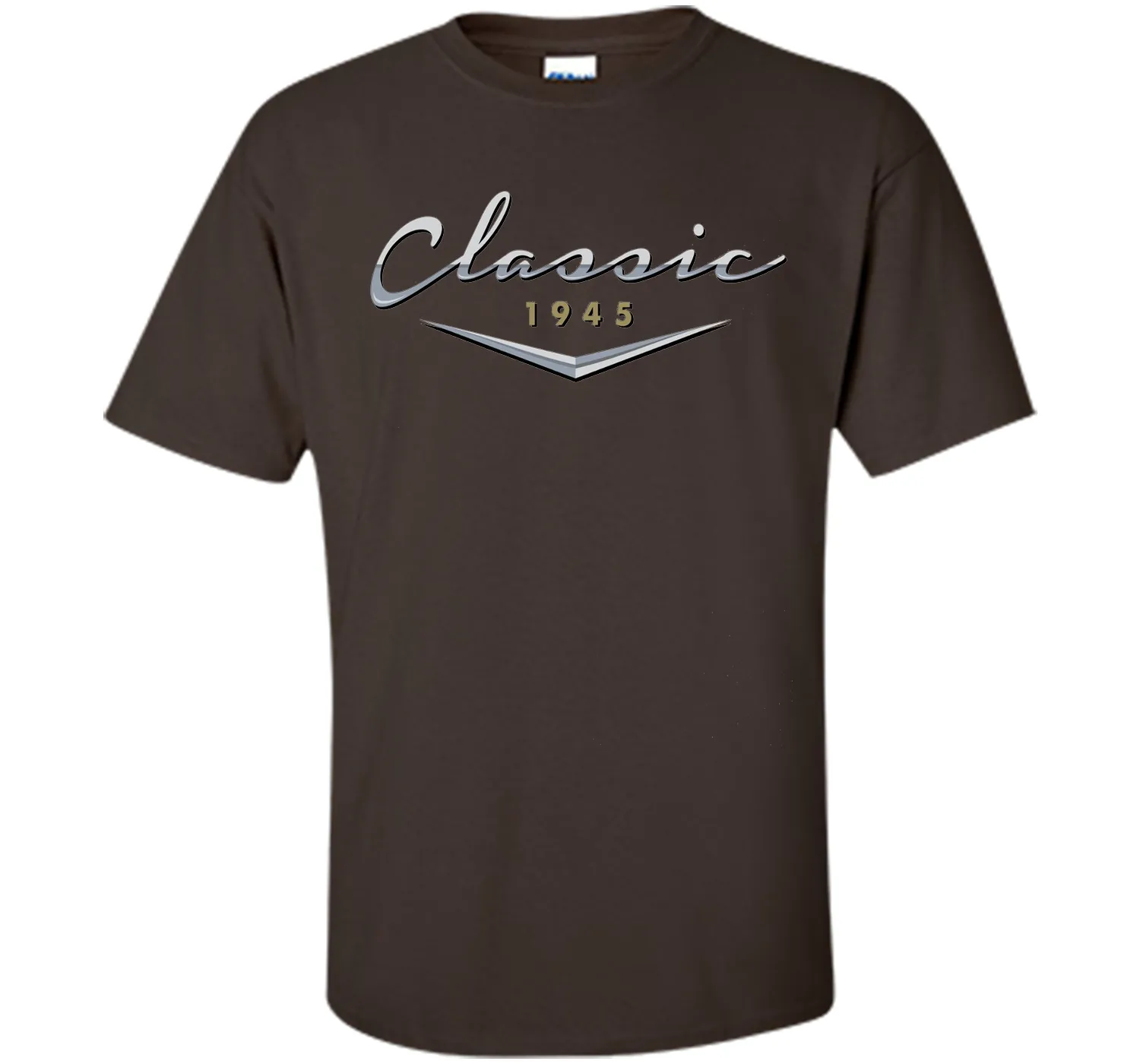 Men's Classic Car Vintage 1945 Birthday T Shirt Gift for Him, Dad