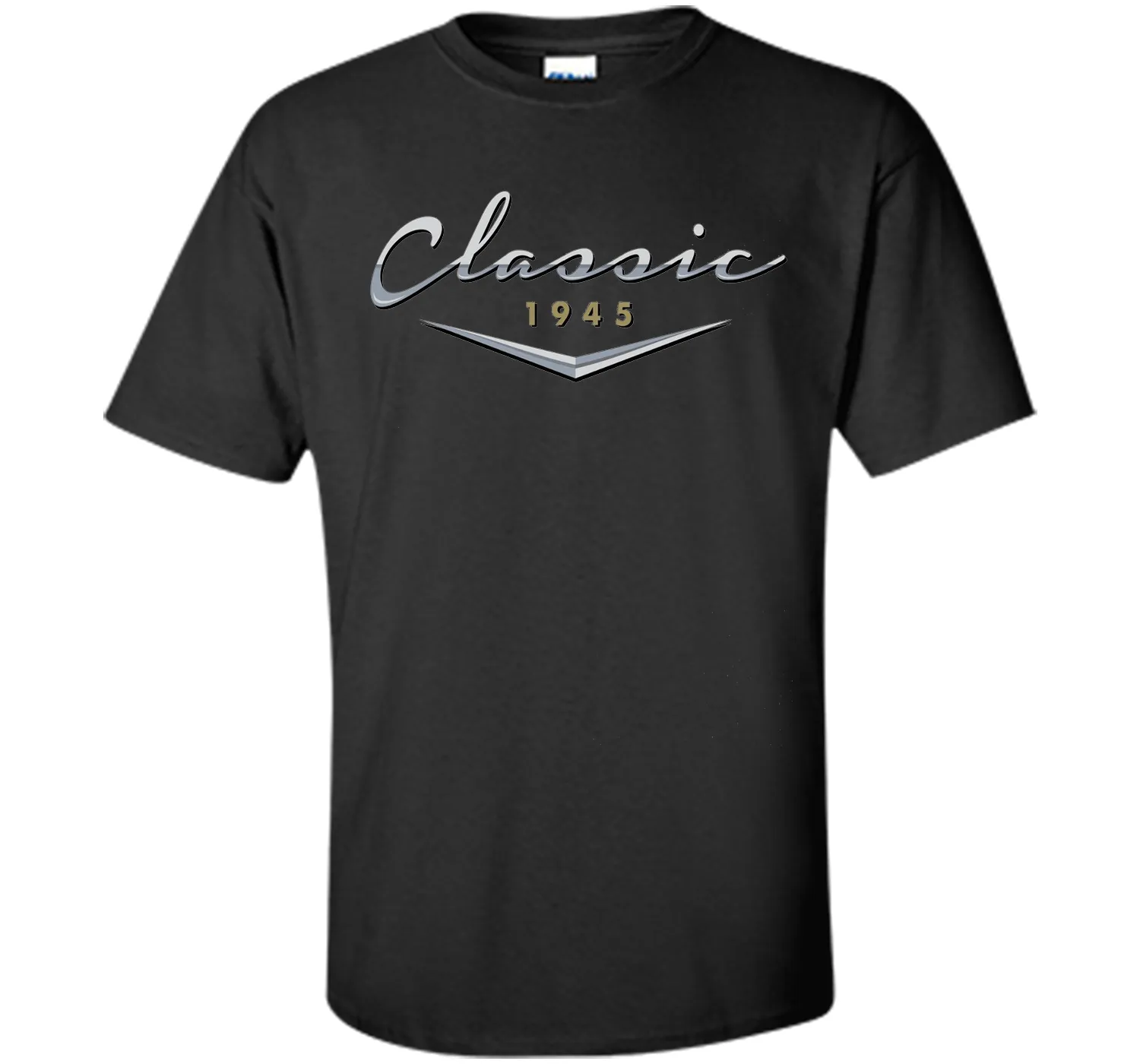 Men's Classic Car Vintage 1945 Birthday T Shirt Gift for Him, Dad