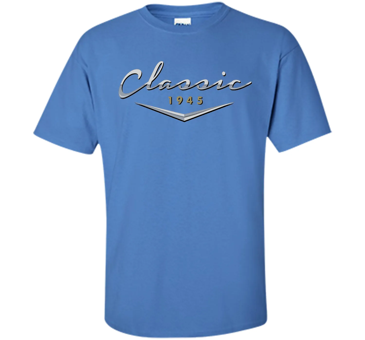 Men's Classic Car Vintage 1945 Birthday T Shirt Gift for Him, Dad