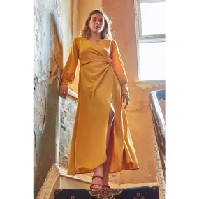 Mustard Wrap Dress
