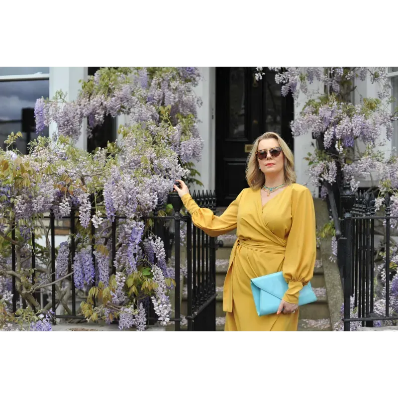 Mustard Wrap Dress