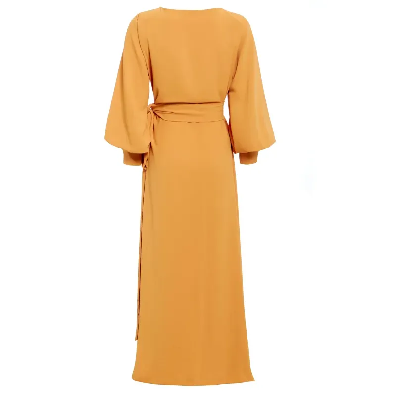 Mustard Wrap Dress